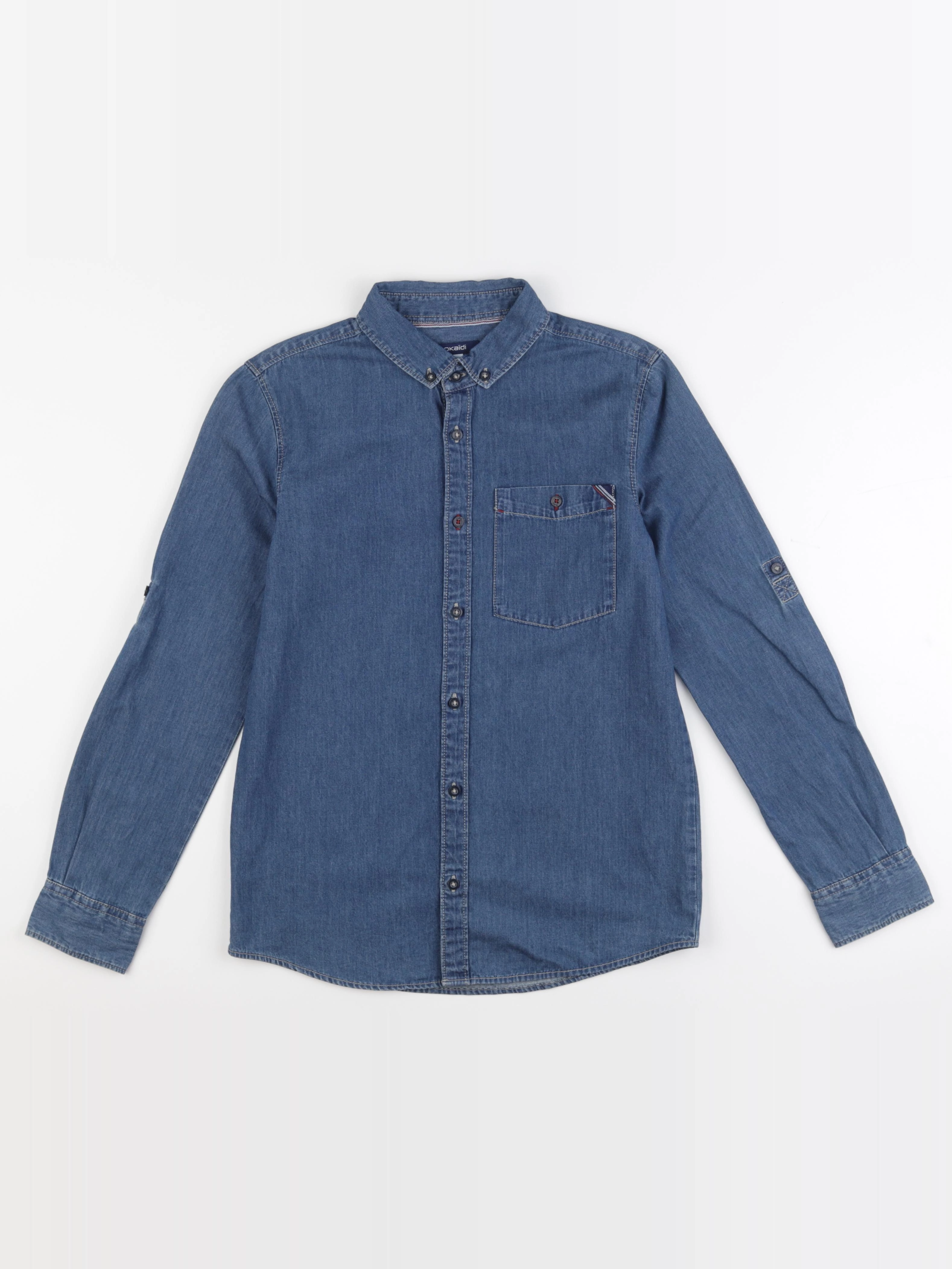 Okaidi - chemise bleu - 12 ans