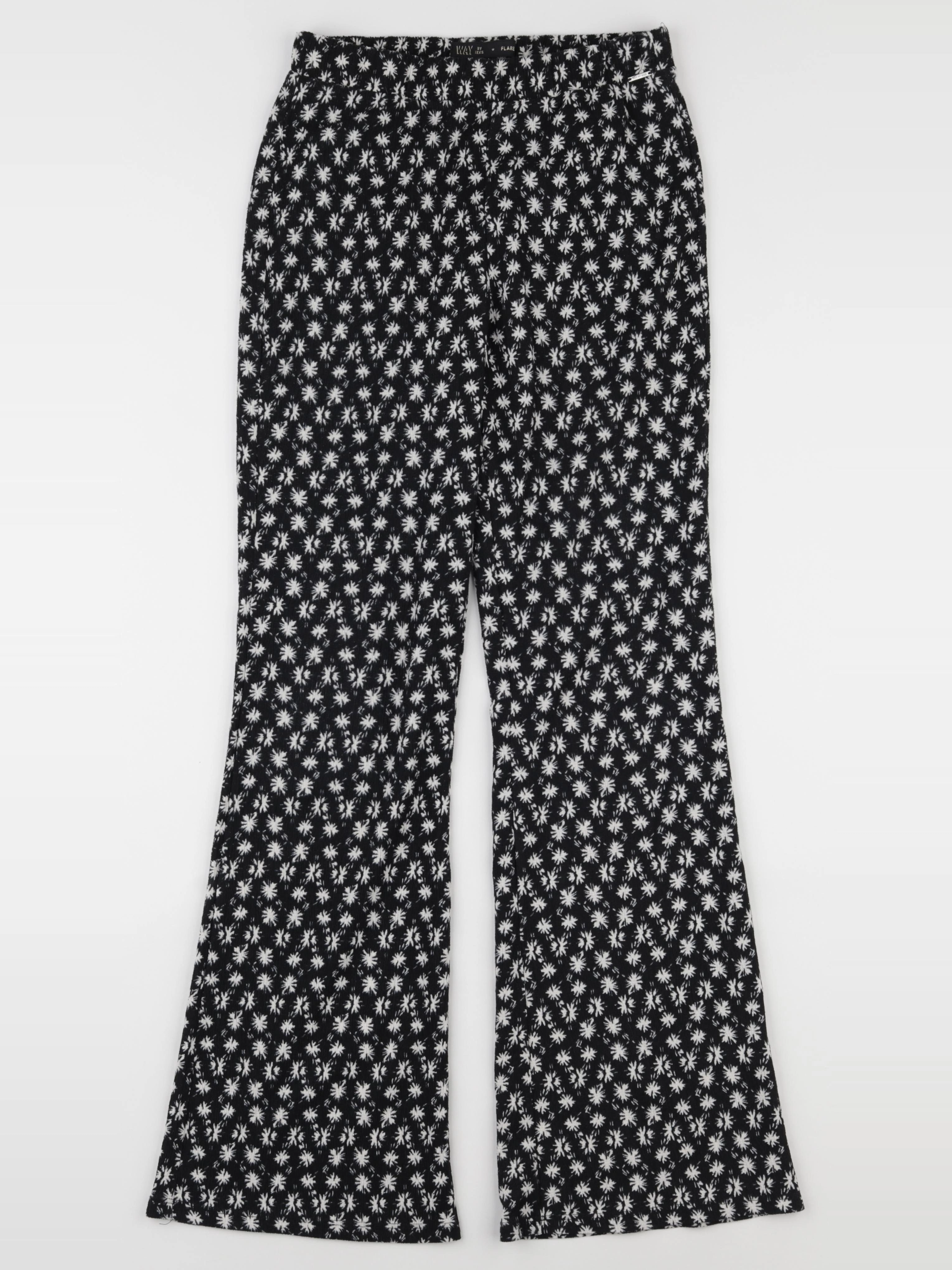 IKKS - pantalon blanc, noir - 14 ans