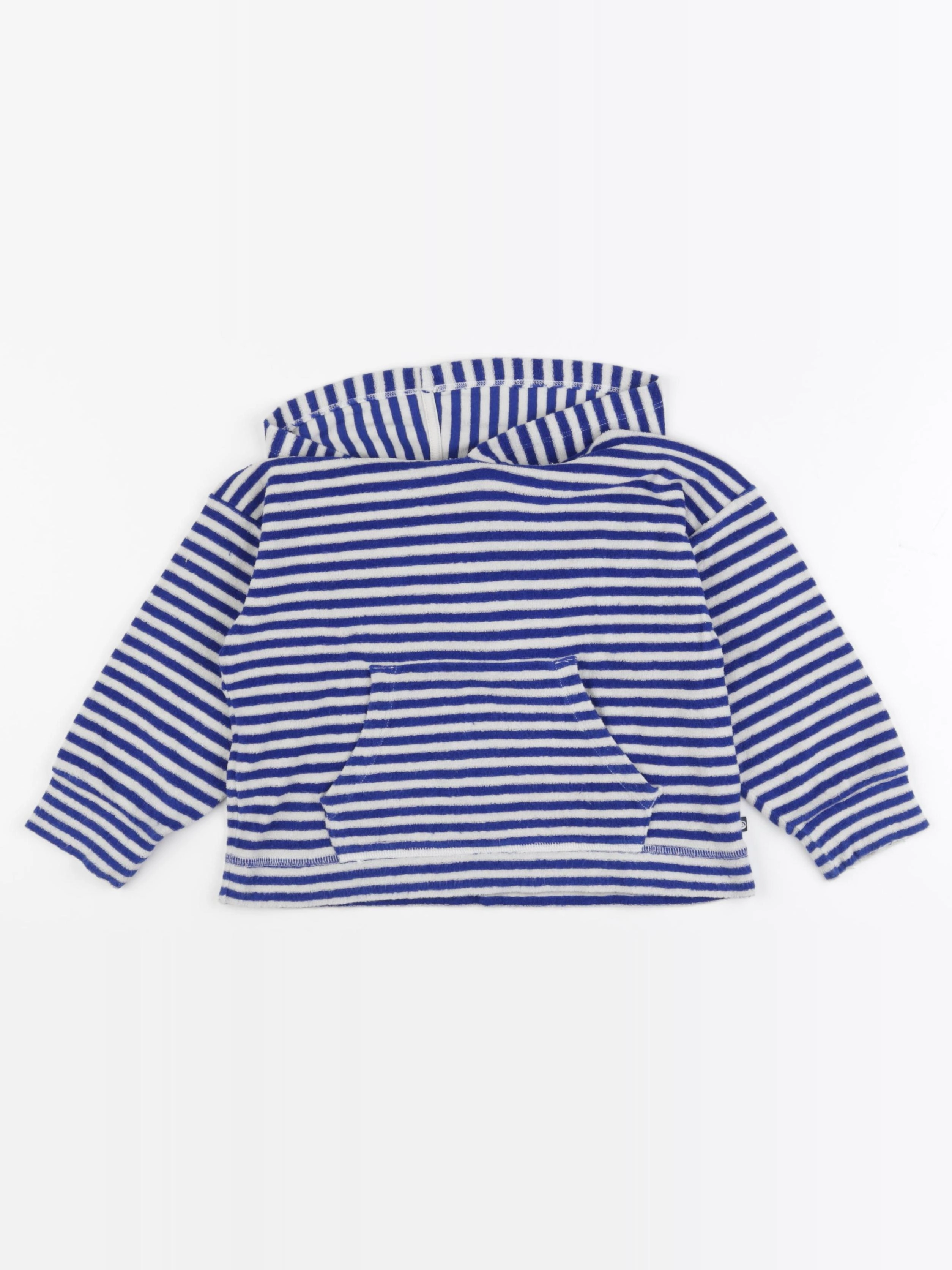 Petit Bateau - sweat bleu - 4 ans