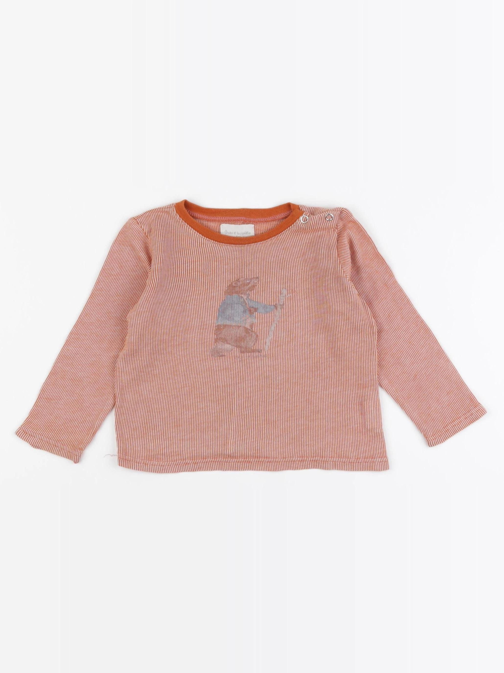 Arsène et les pipelettes - tee-shirt marron - 2 ans