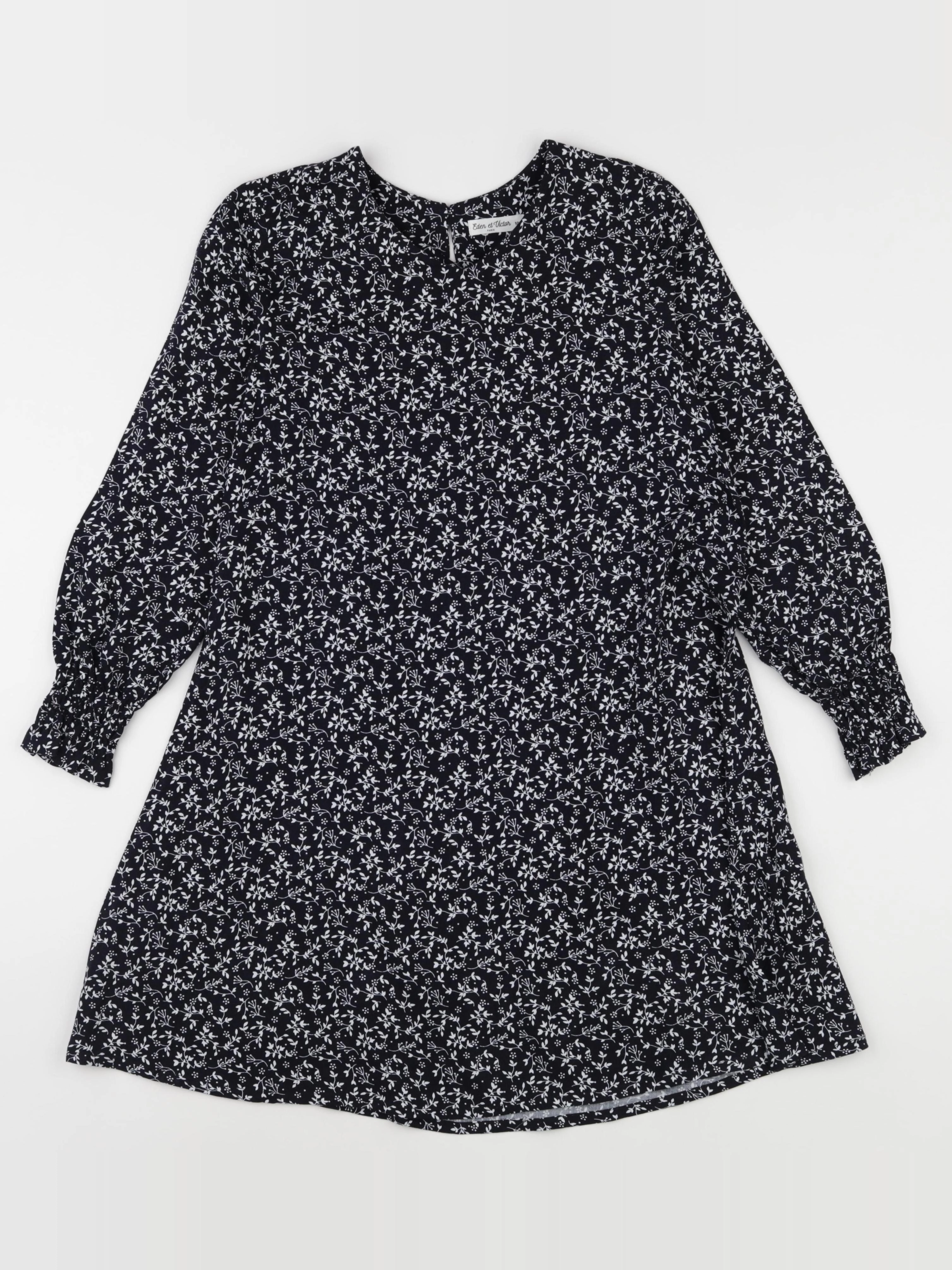 Eden & Victor - robe noir, blanc - 10 ans