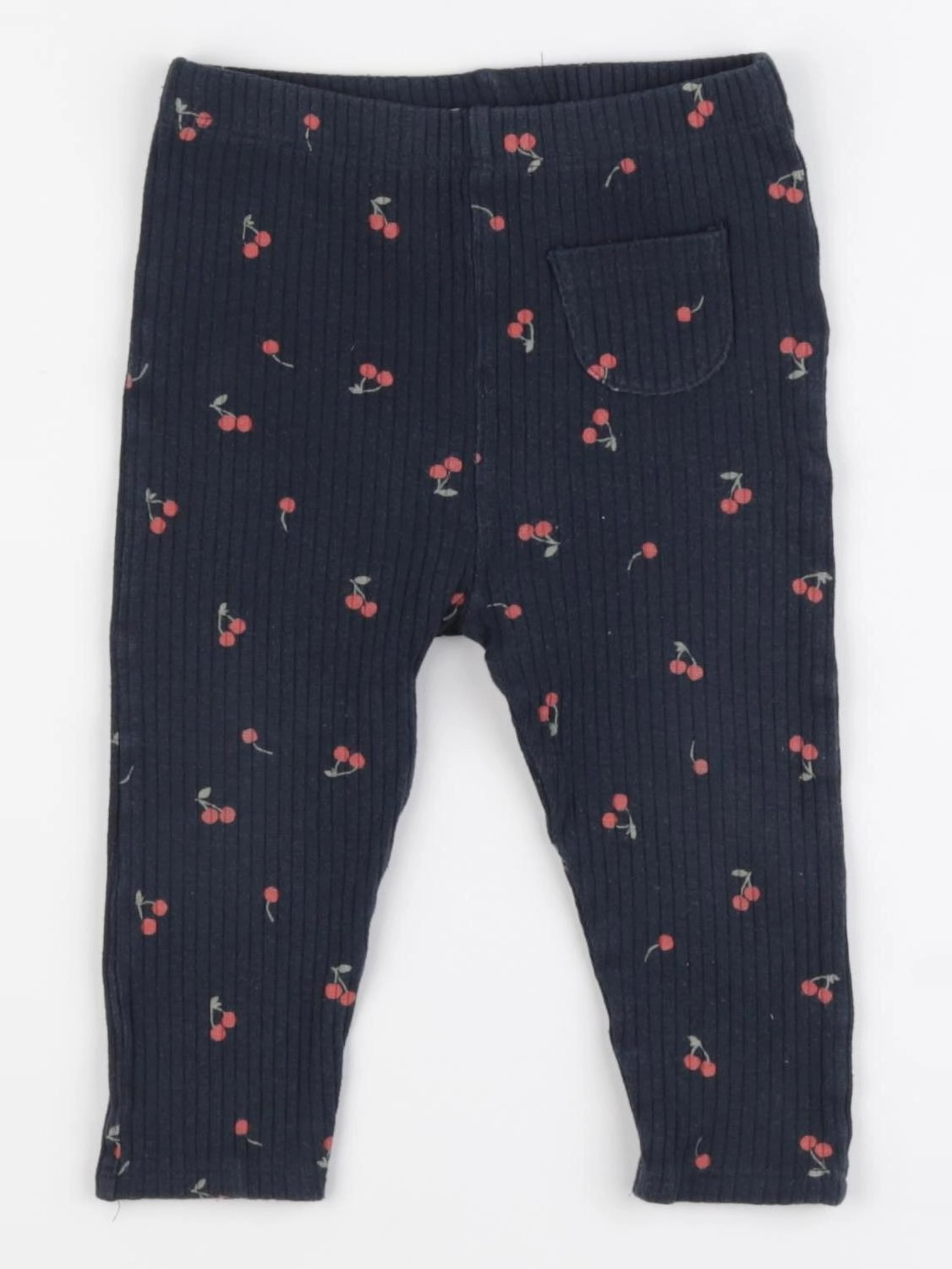 Vertbaudet - legging bleu - 12 mois