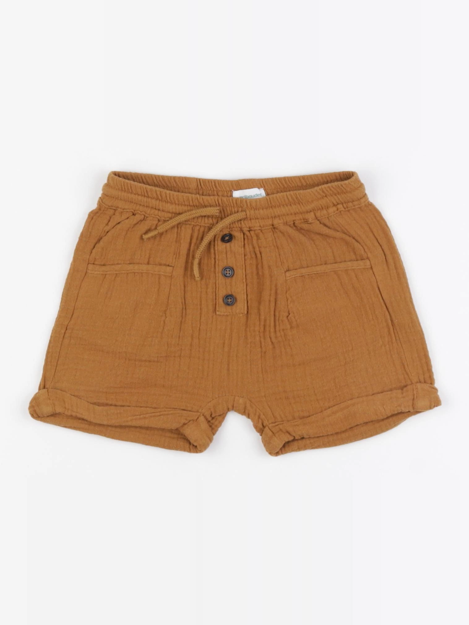 Vertbaudet - short marron - 24 mois