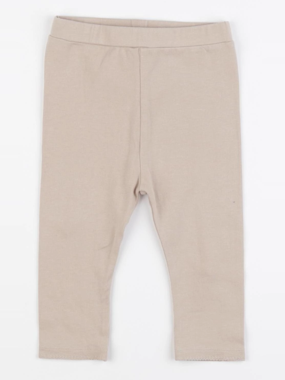 Vertbaudet - legging beige - 12 mois