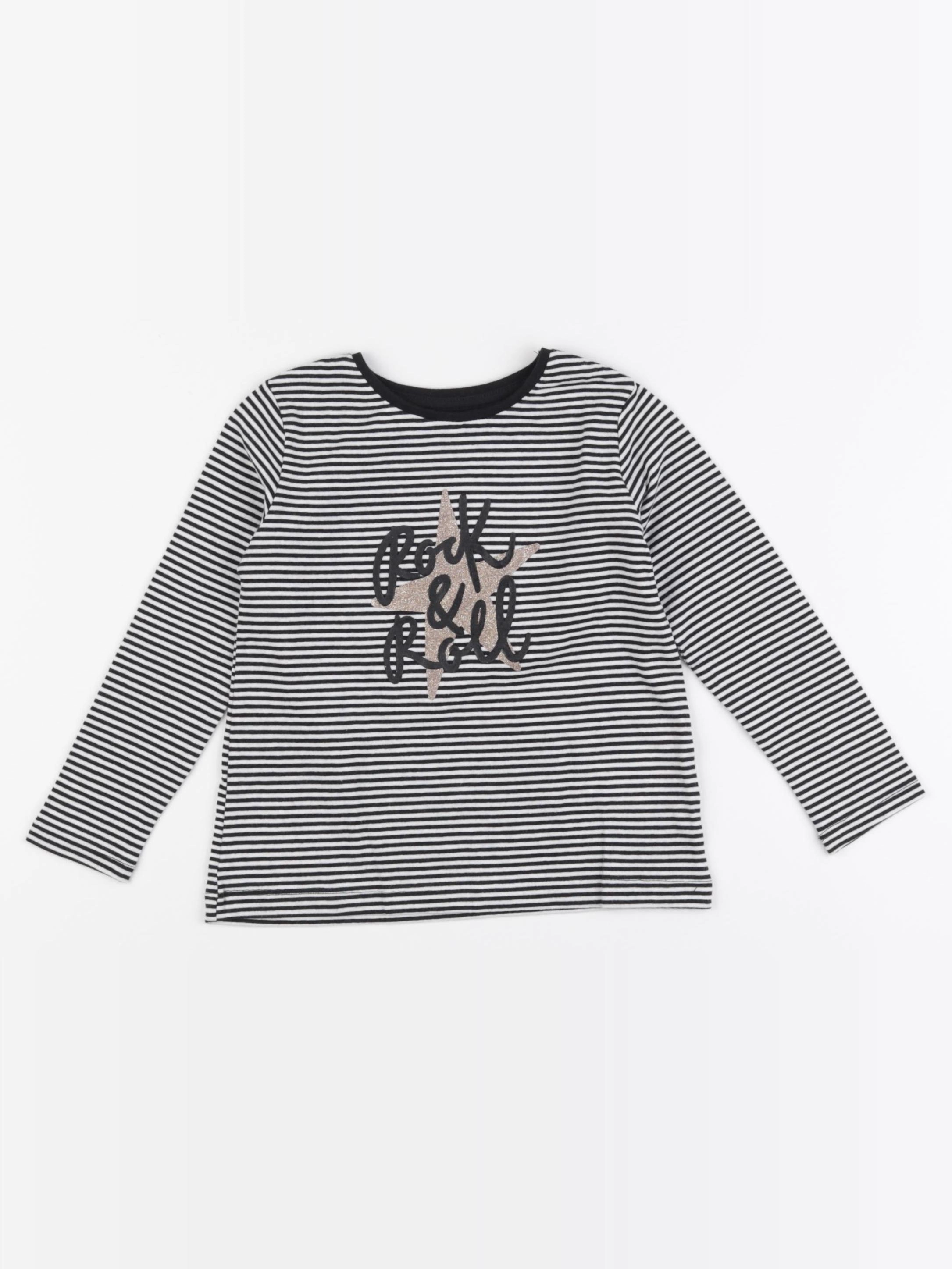 Vertbaudet - tee-shirt noir - 3 ans
