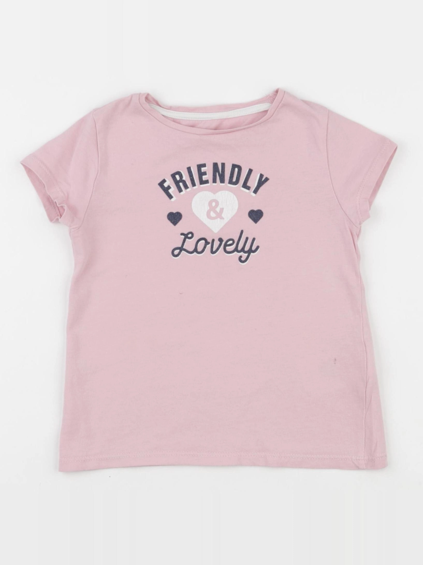 Vertbaudet - tee-shirt rose - 4 ans