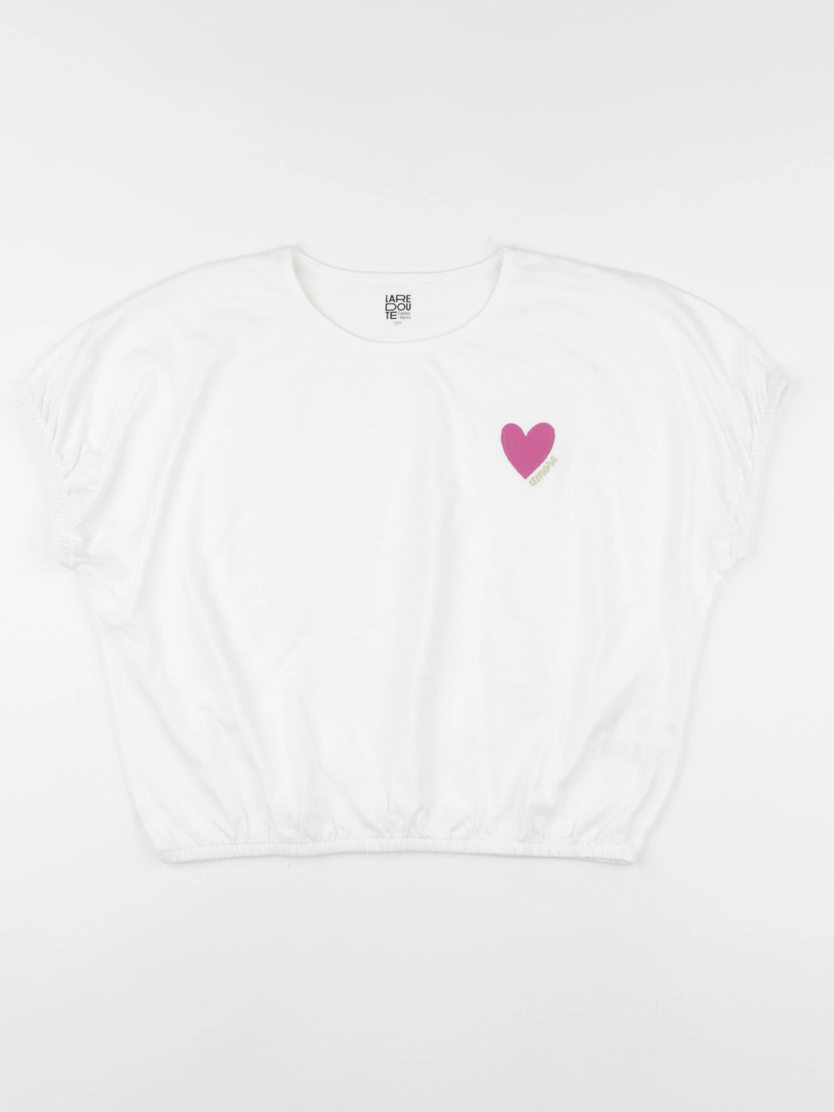 La Redoute - tee-shirt blanc - 12 ans