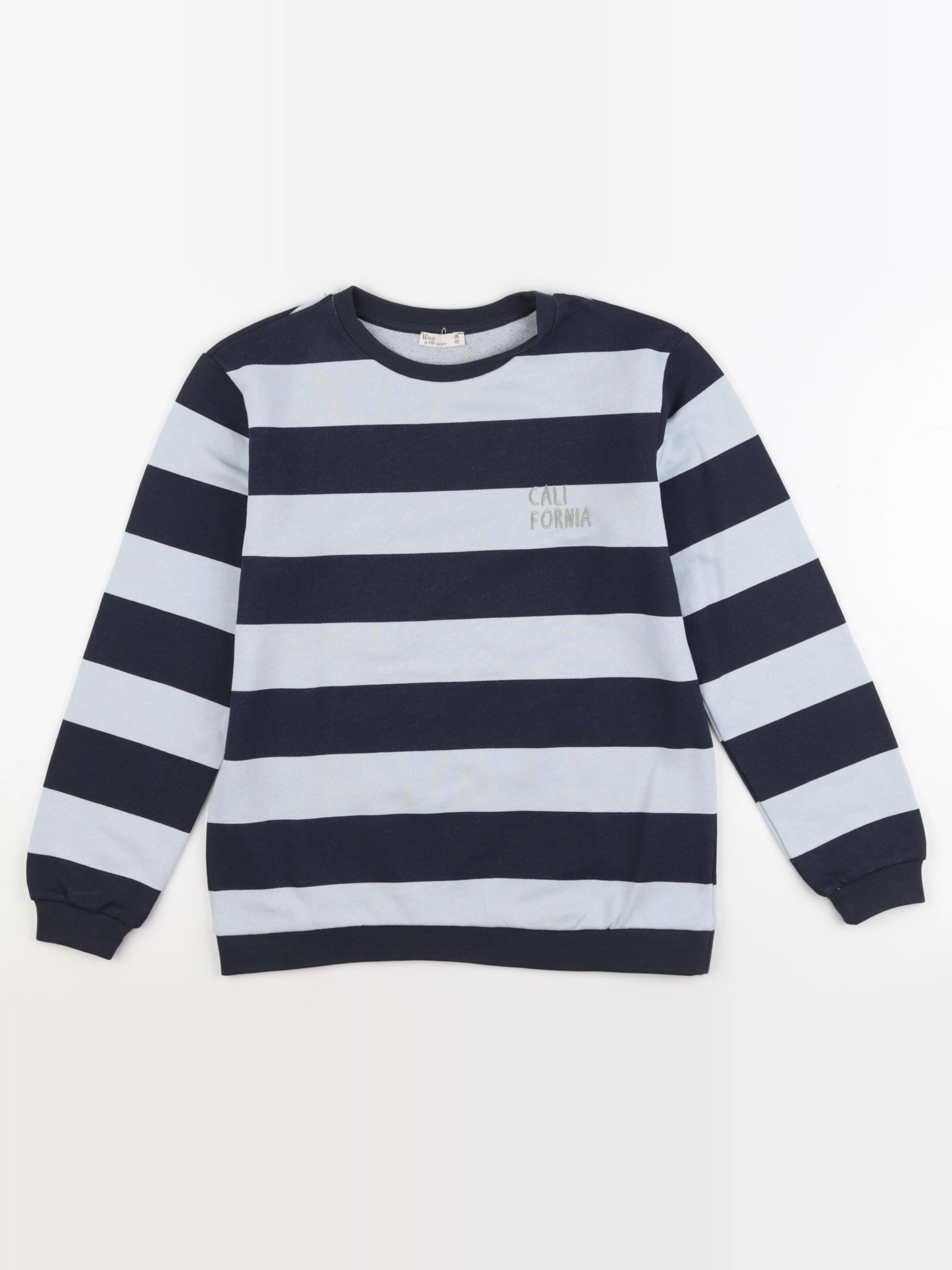 Little Cigogne - sweat bleu - 12 ans