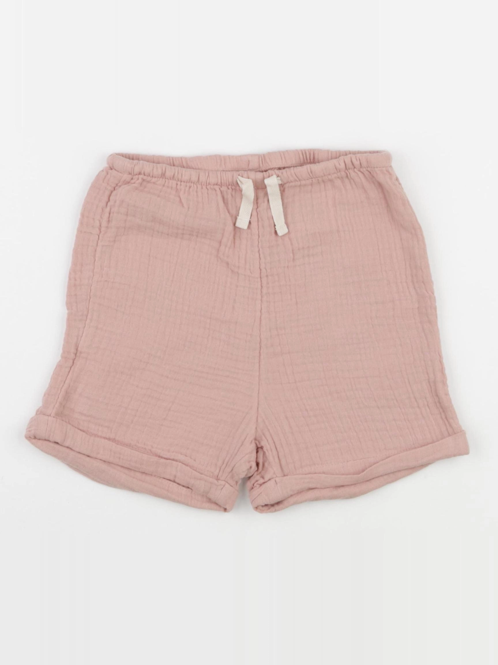 H&M - short rose - 3/4 ans