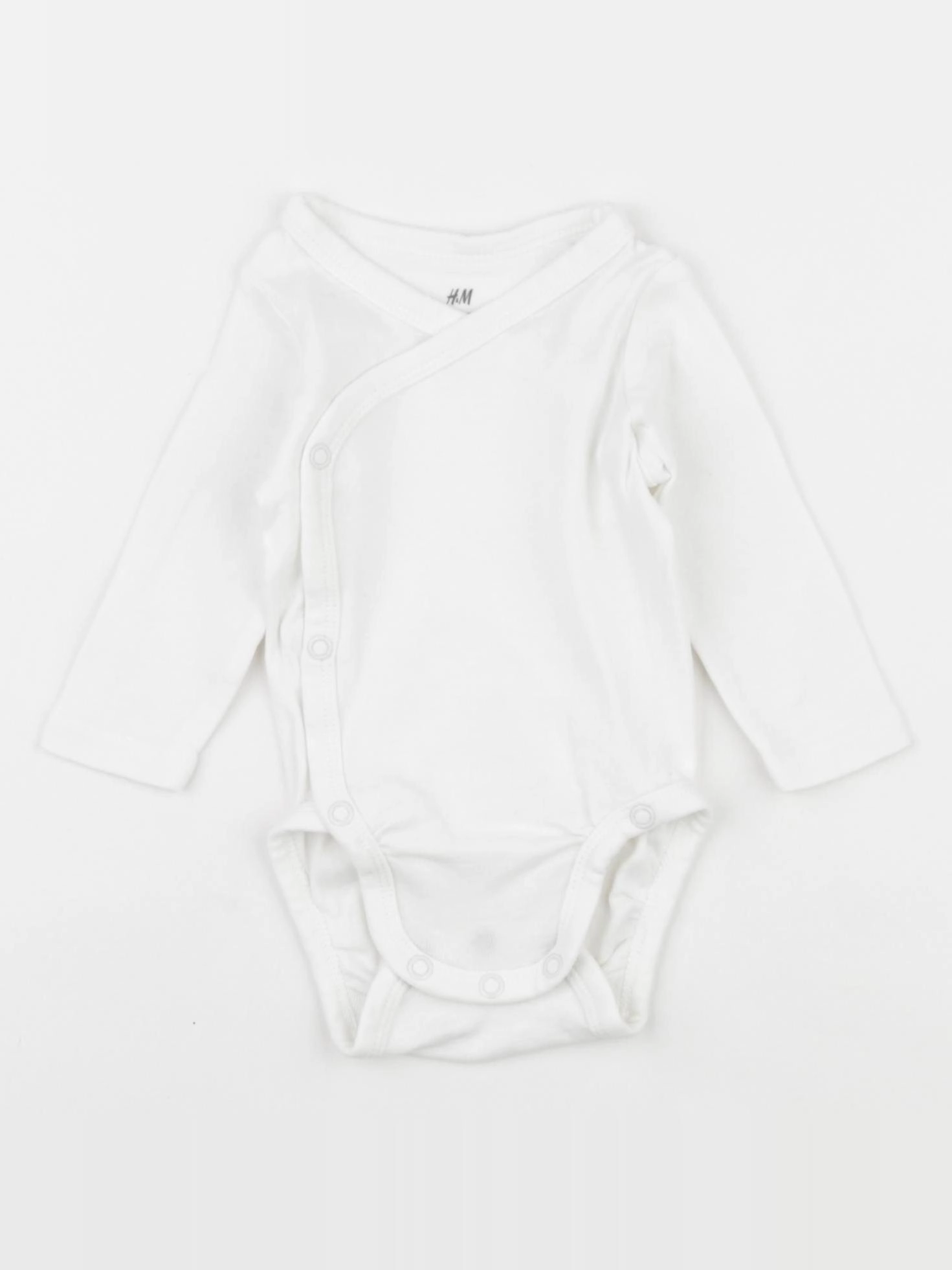 H&M - body blanc - 0/1 mois