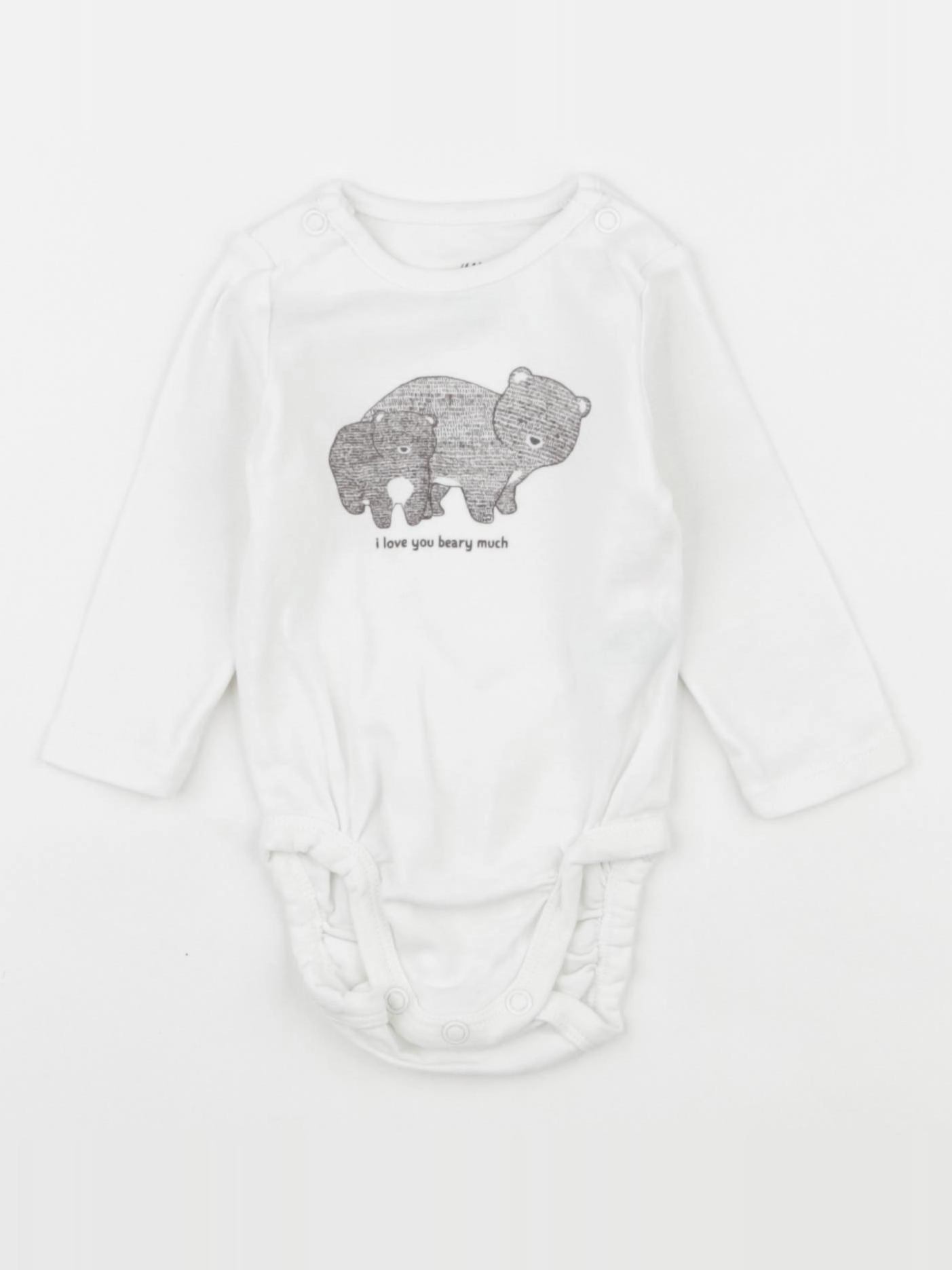 H&M - body blanc - 1/3 mois