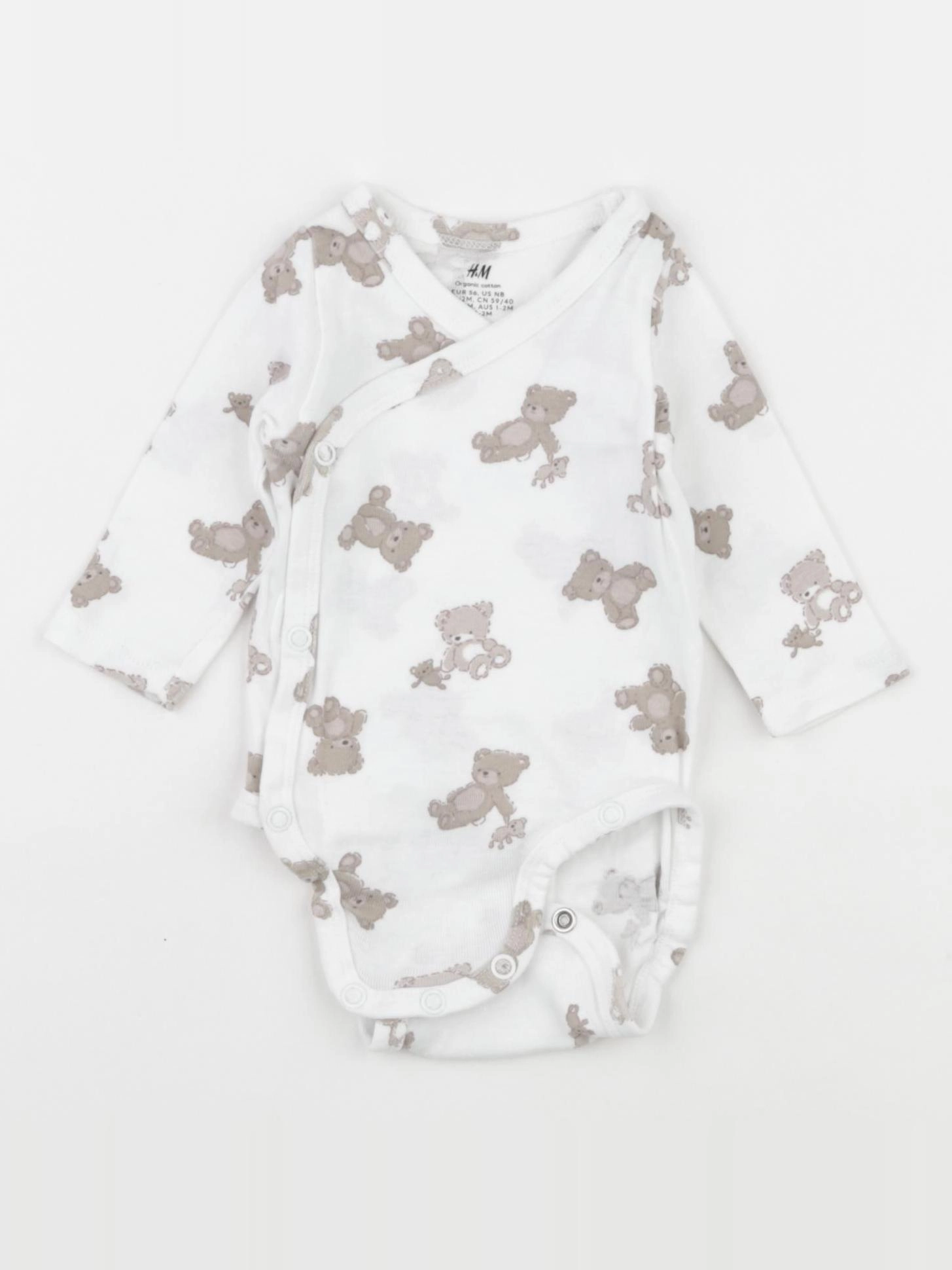 H&M - body blanc - 1/3 mois