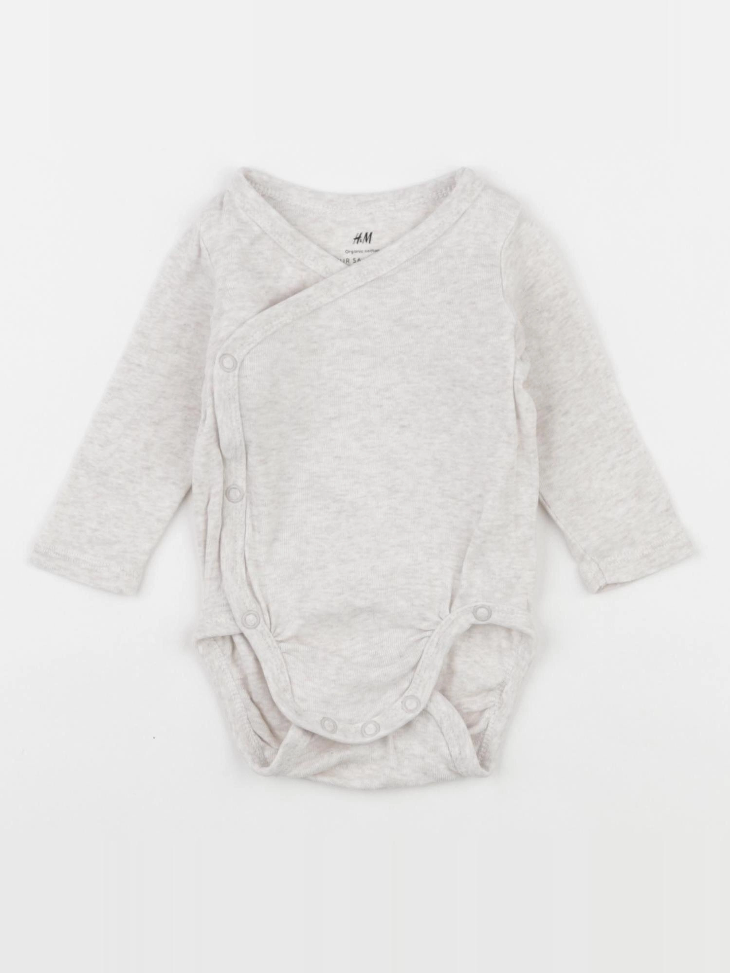 H&M - body beige - 1/3 mois