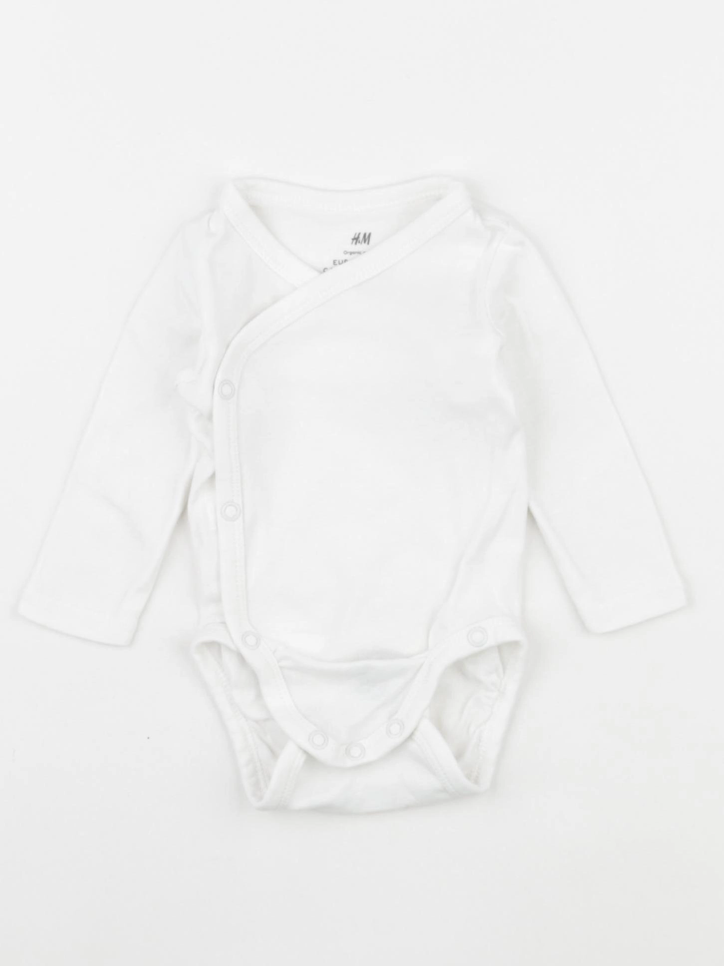 H&M - body blanc - 0/1 mois