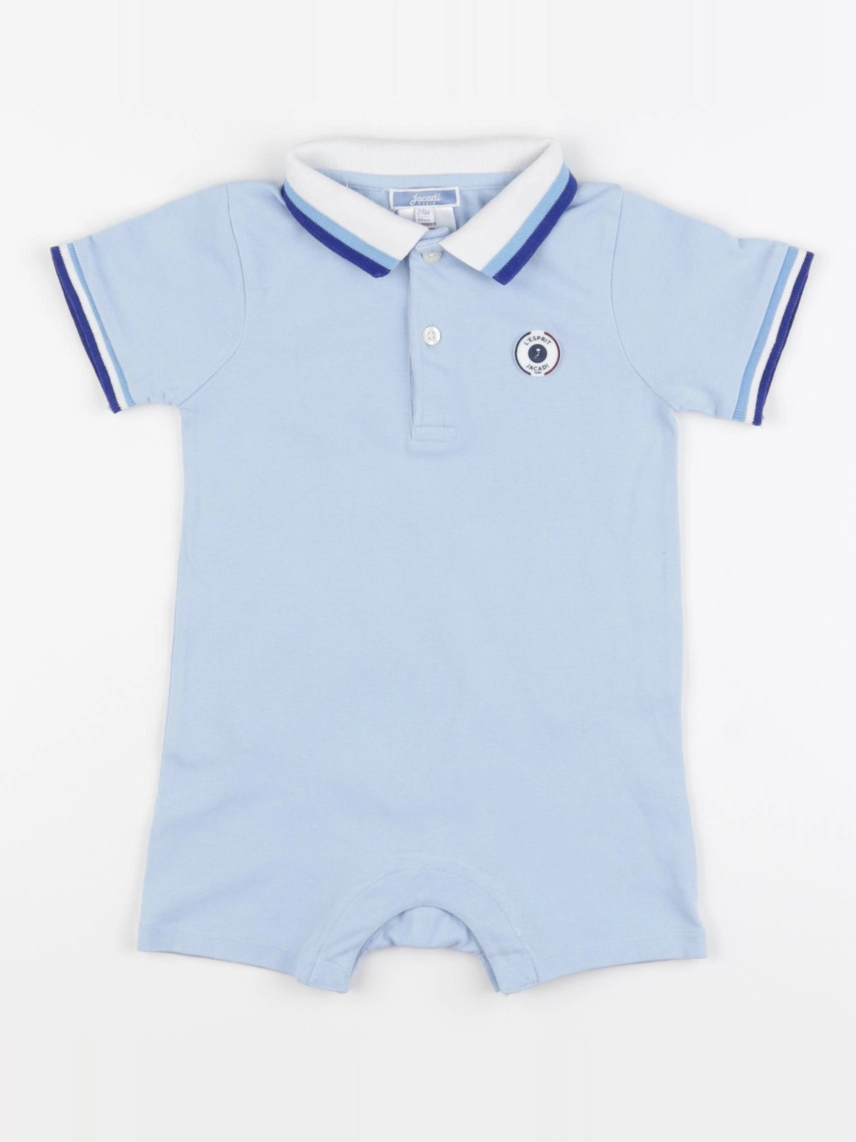 Jacadi - combinaison bleu - 24 mois
