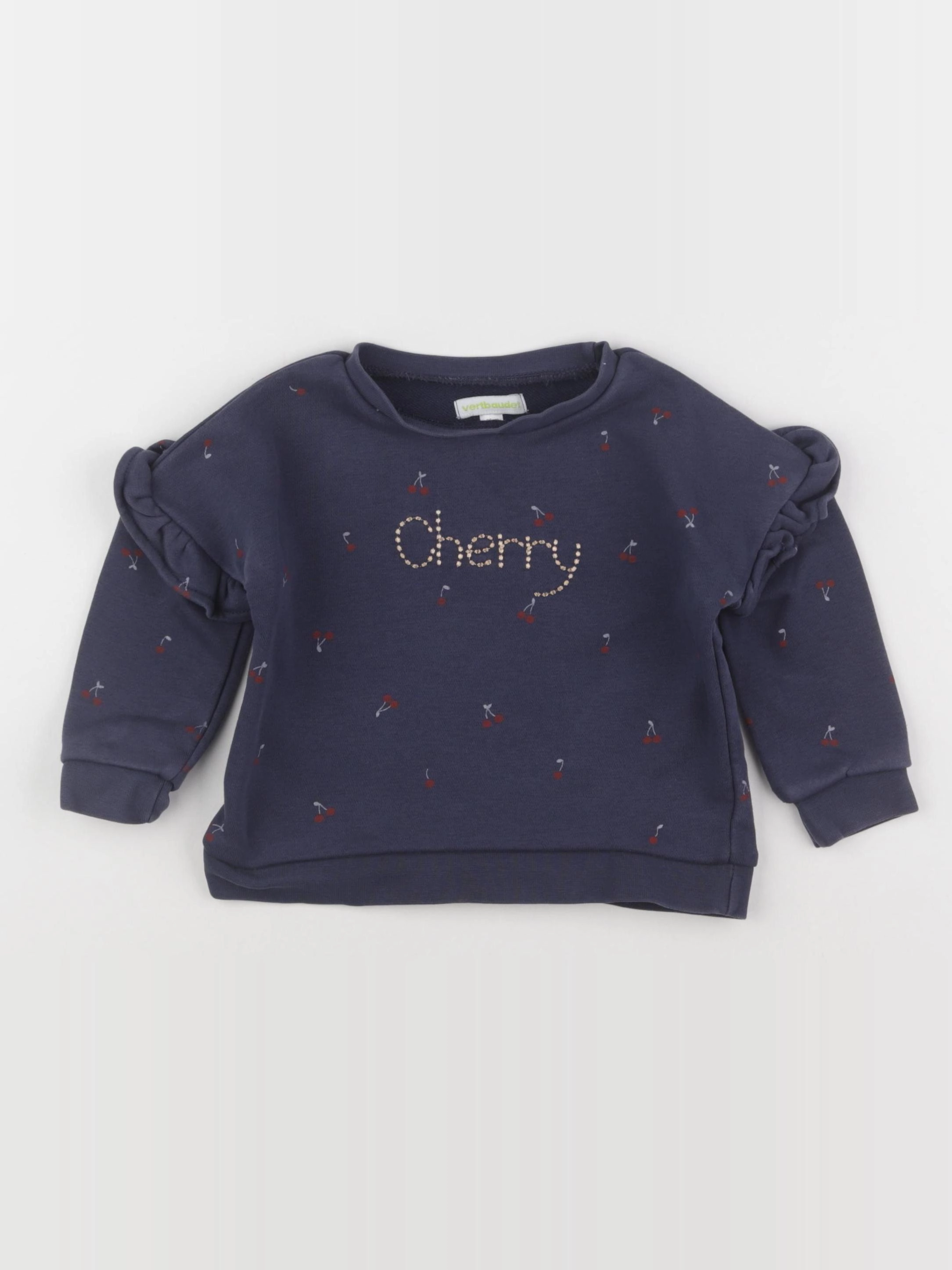 Vertbaudet - sweat bleu - 2 ans