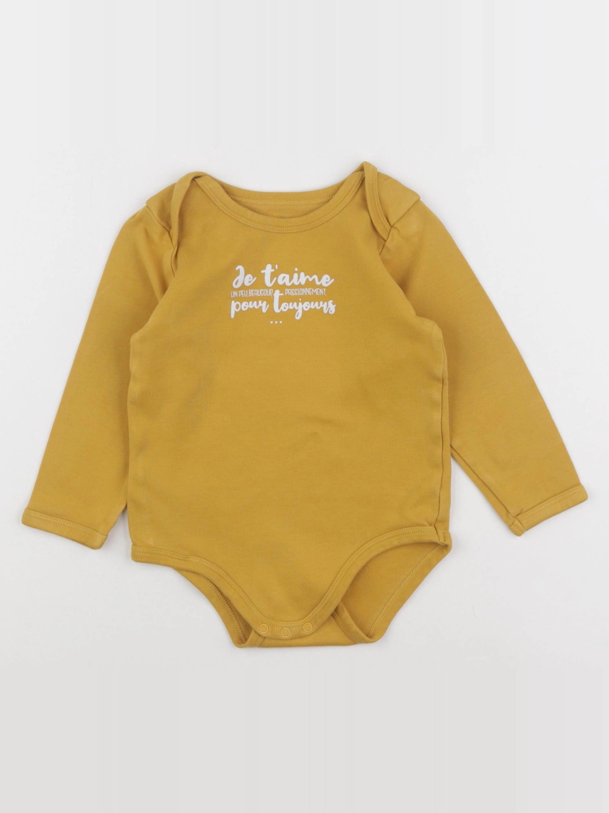 Vertbaudet - body jaune - 3 ans