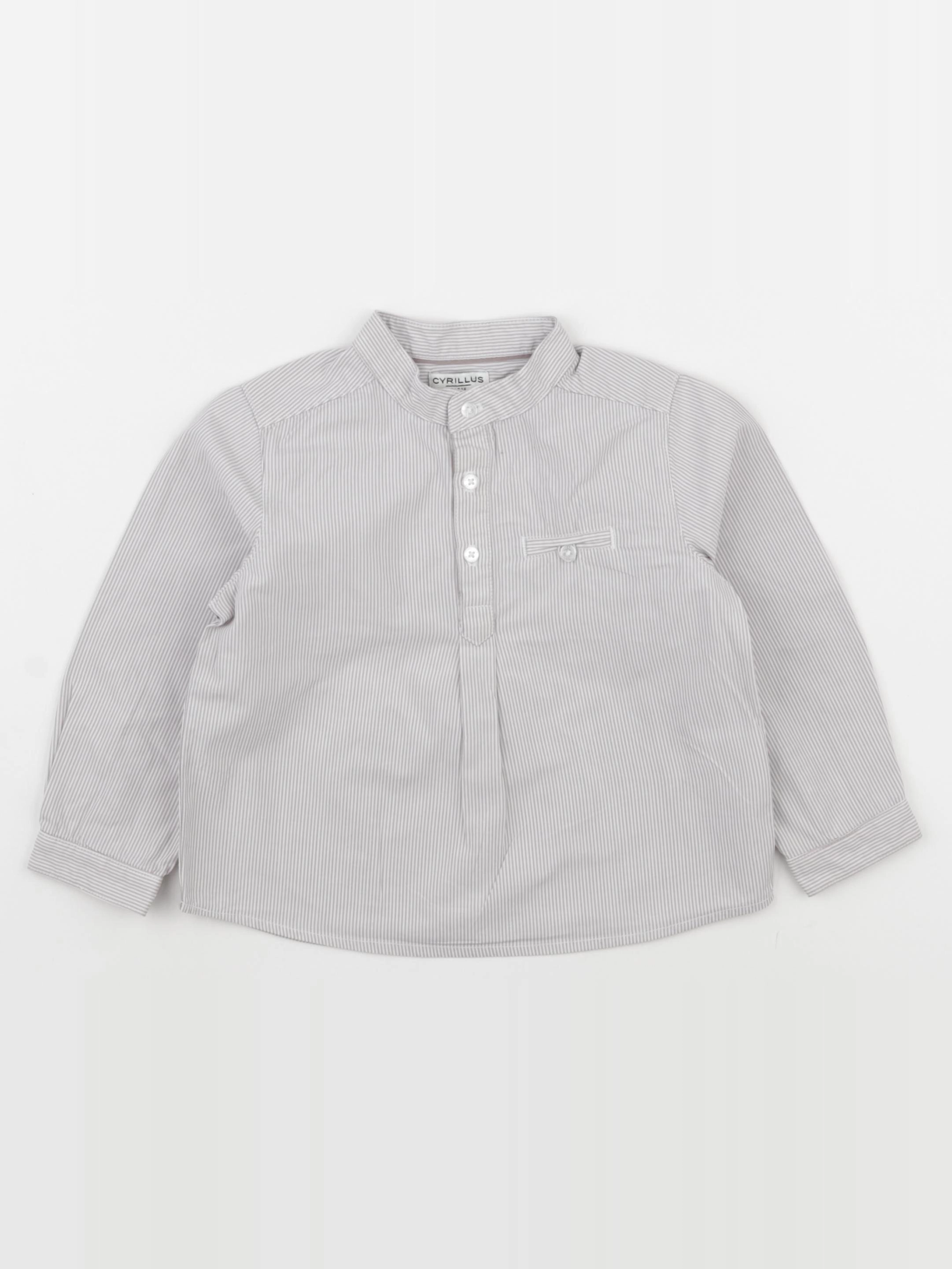 Cyrillus - chemise gris - 24 mois