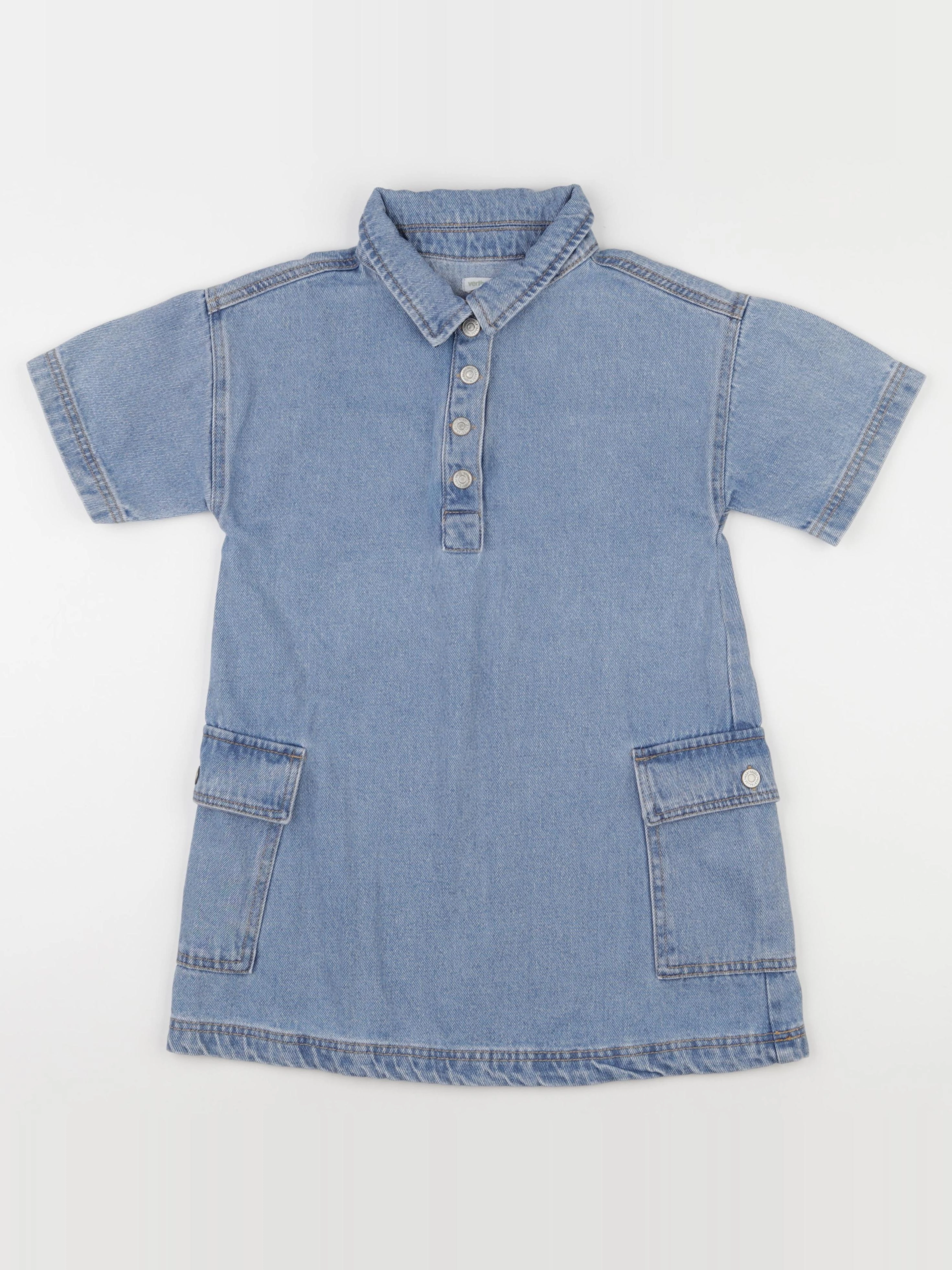 Vertbaudet - robe bleu - 8 ans