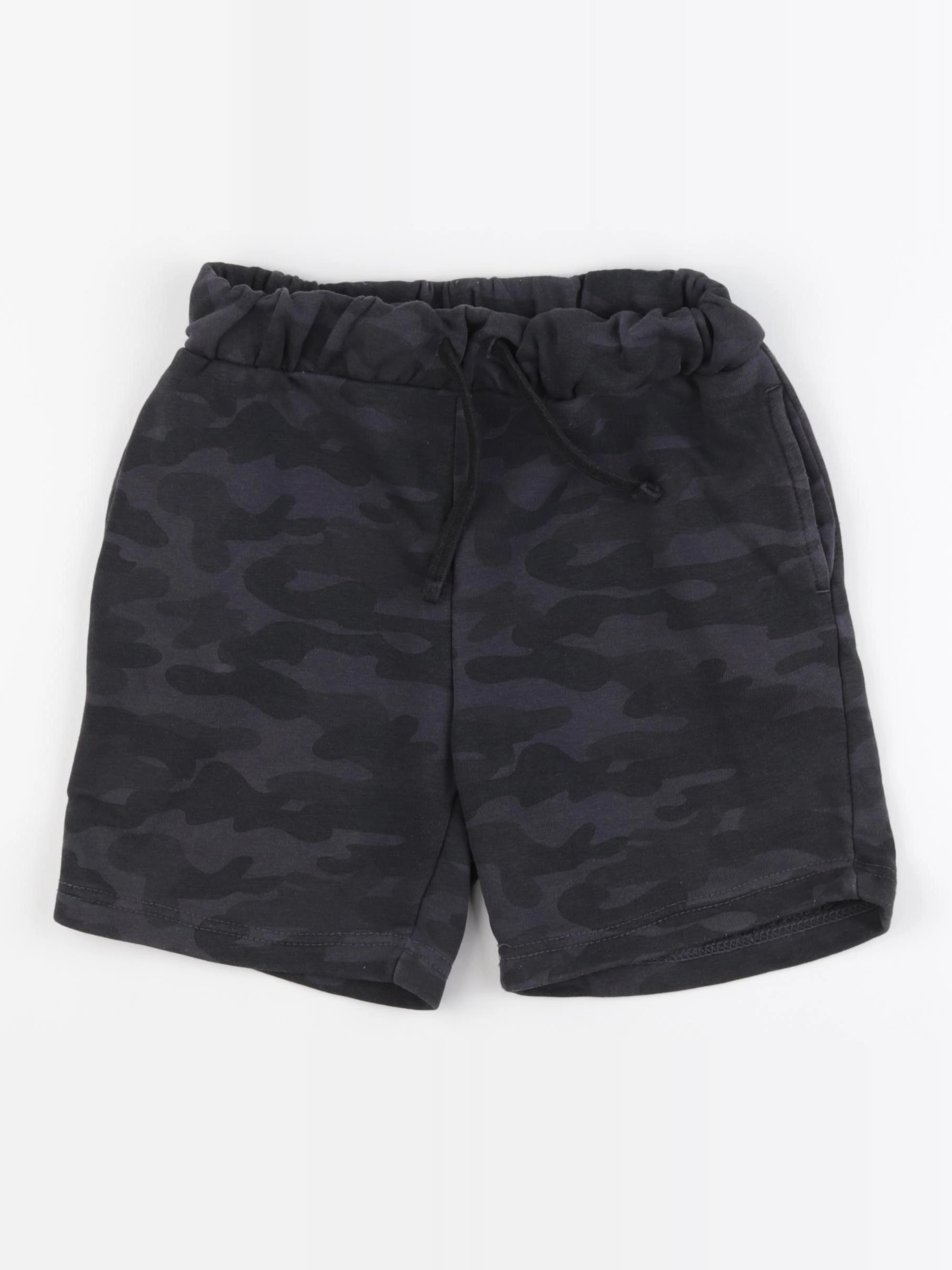 Vertbaudet - short gris, noir - 10 ans