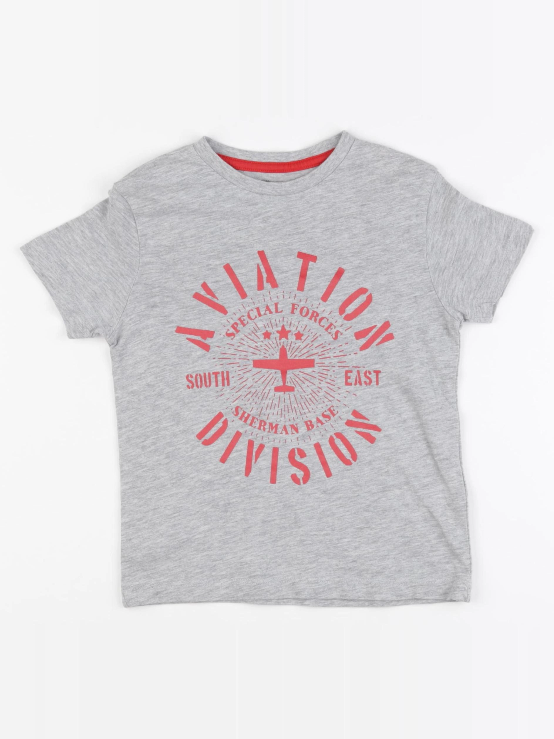 Vertbaudet - tee-shirt gris - 5 ans