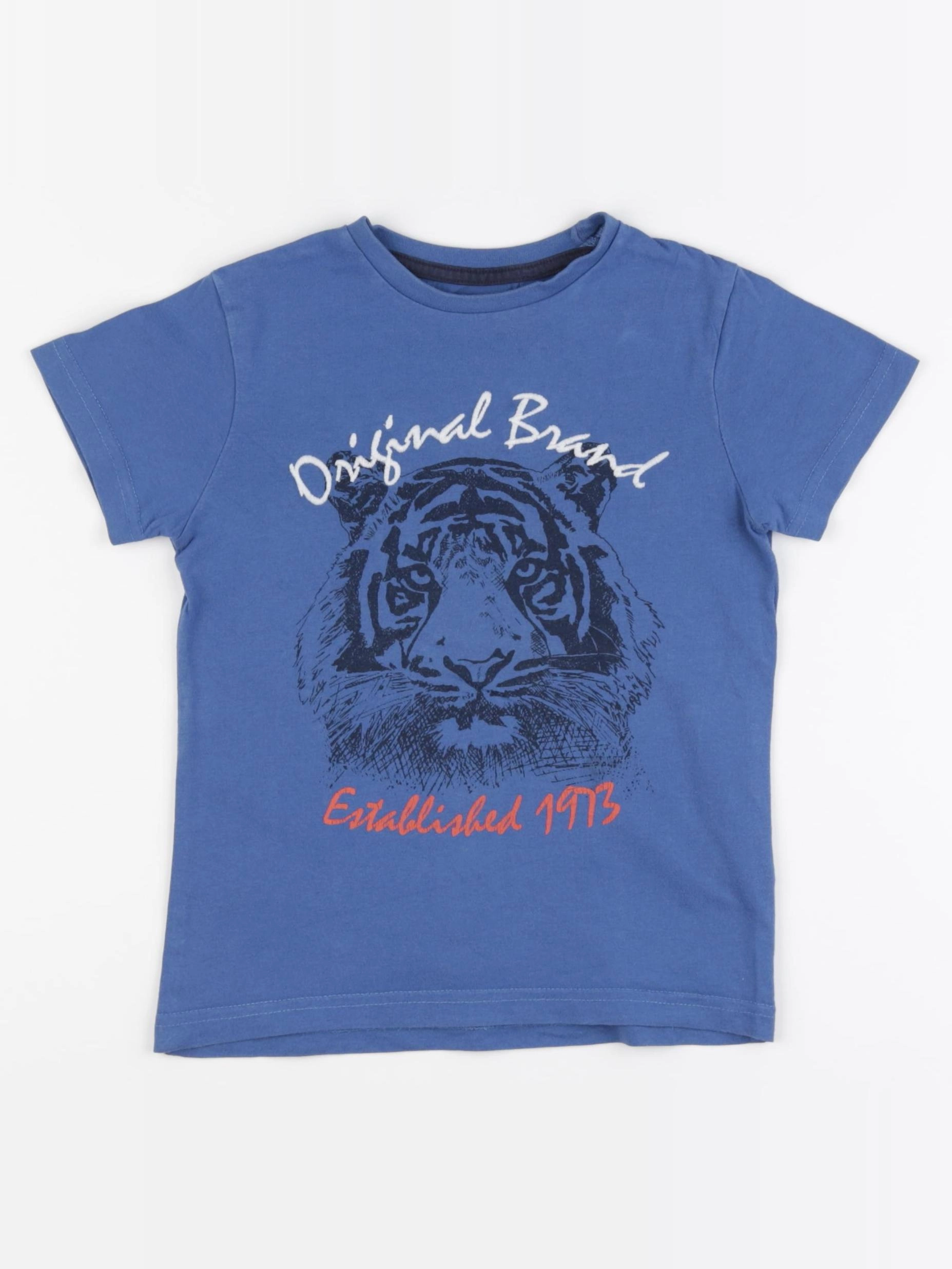Vertbaudet - tee-shirt bleu - 5 ans