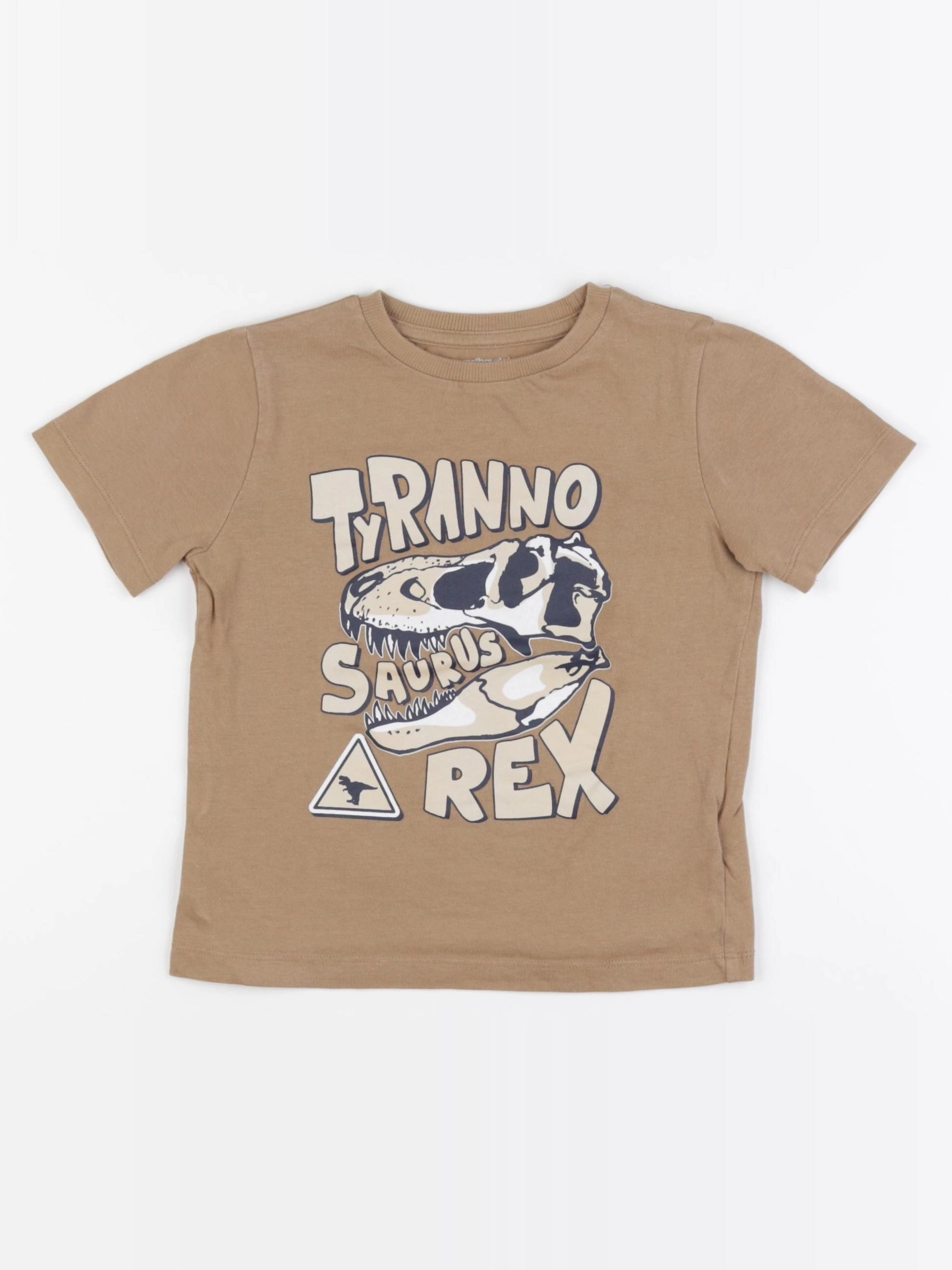 Vertbaudet - tee-shirt marron - 5 ans