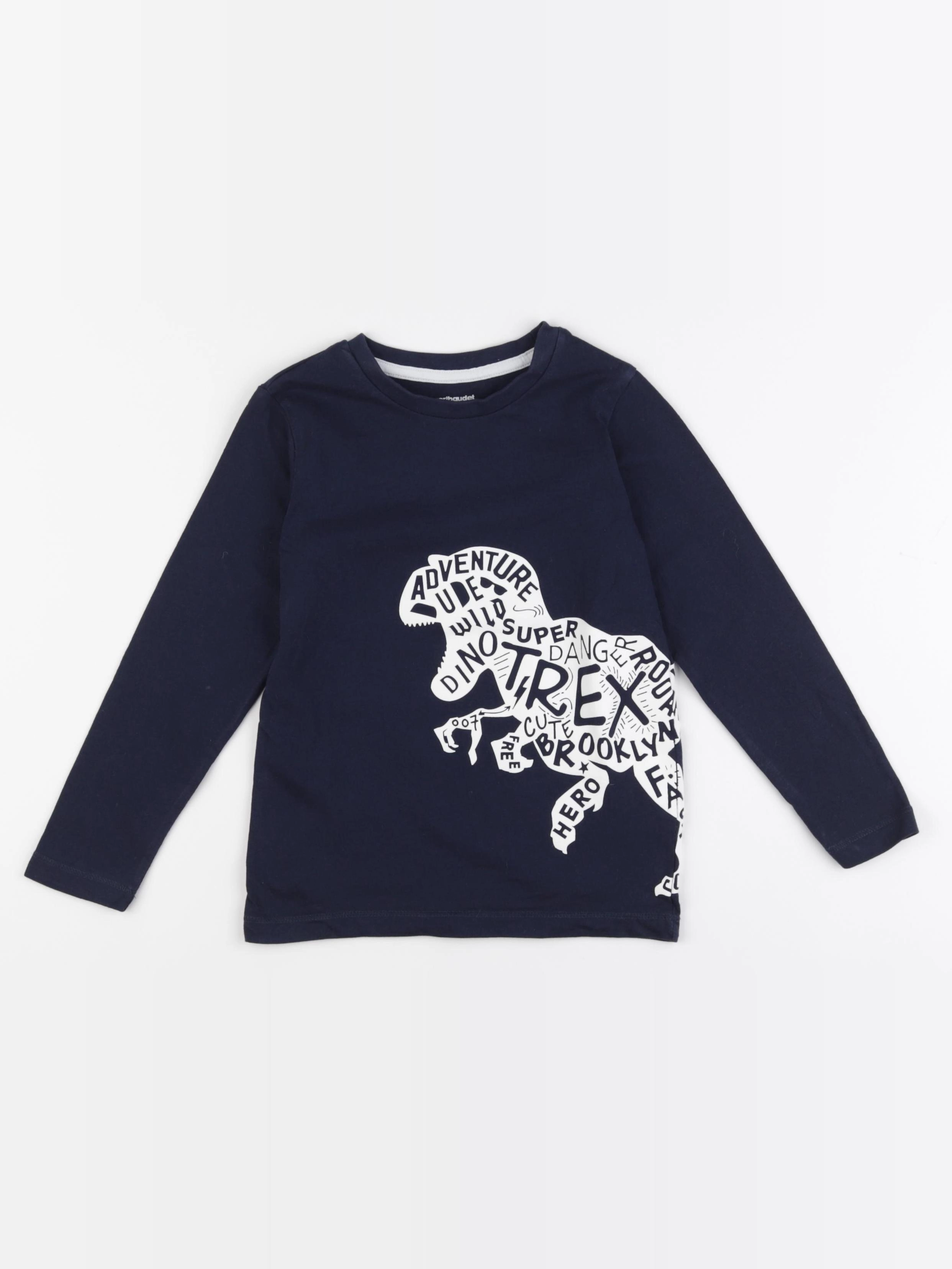 Vertbaudet - tee-shirt bleu - 6 ans