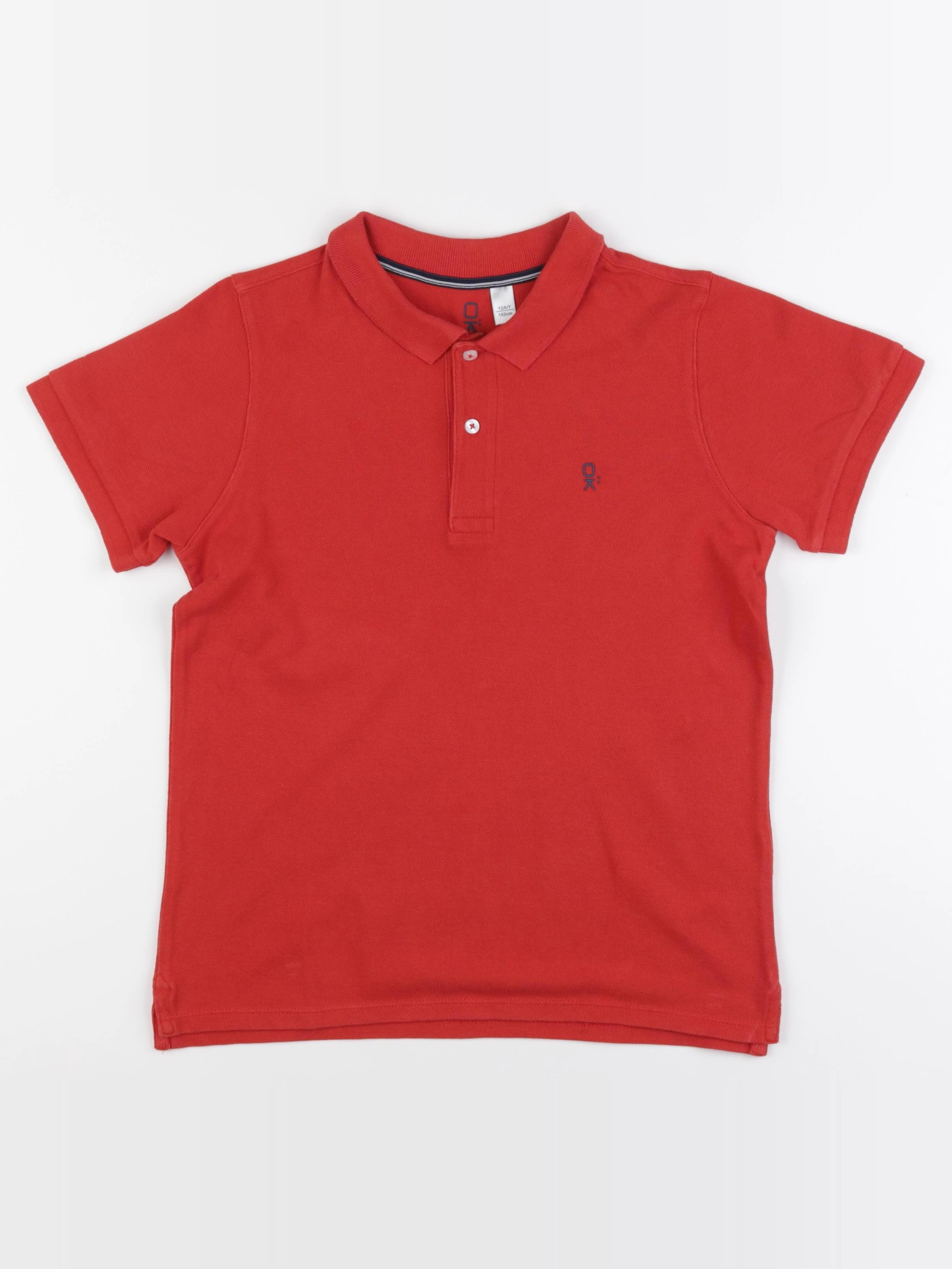 Okaidi - polo rouge - 12 ans
