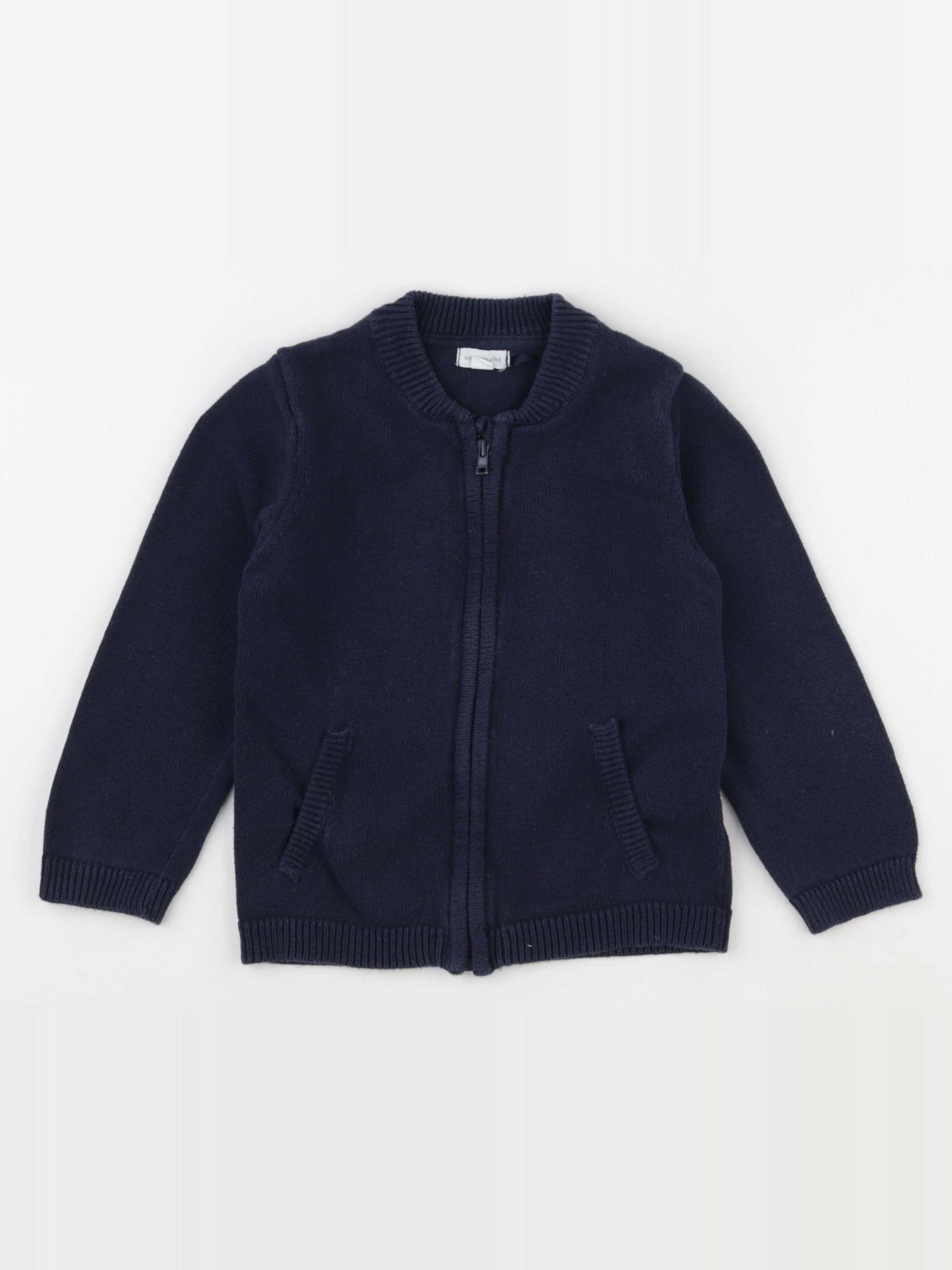 Vertbaudet - gilet bleu - 36 mois