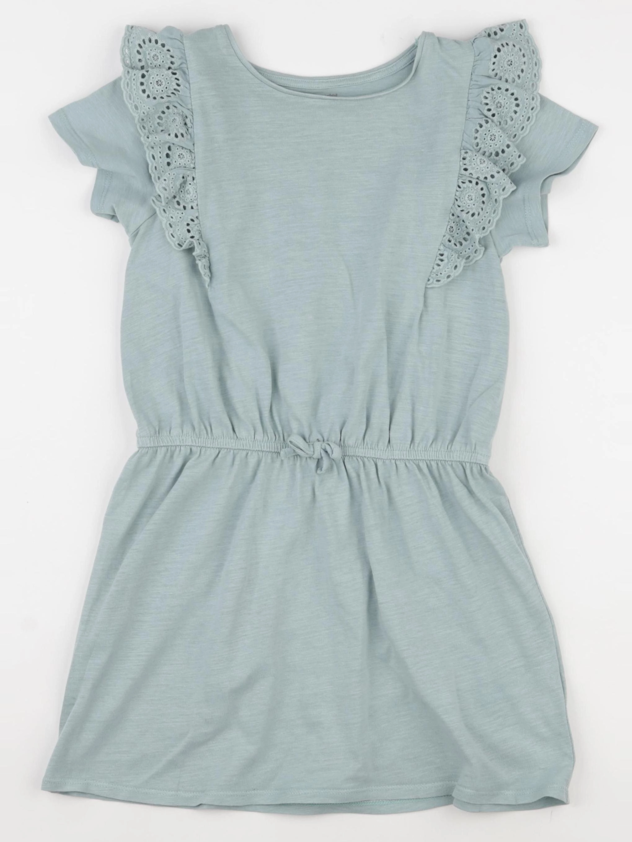 Vertbaudet - robe vert - 8 ans
