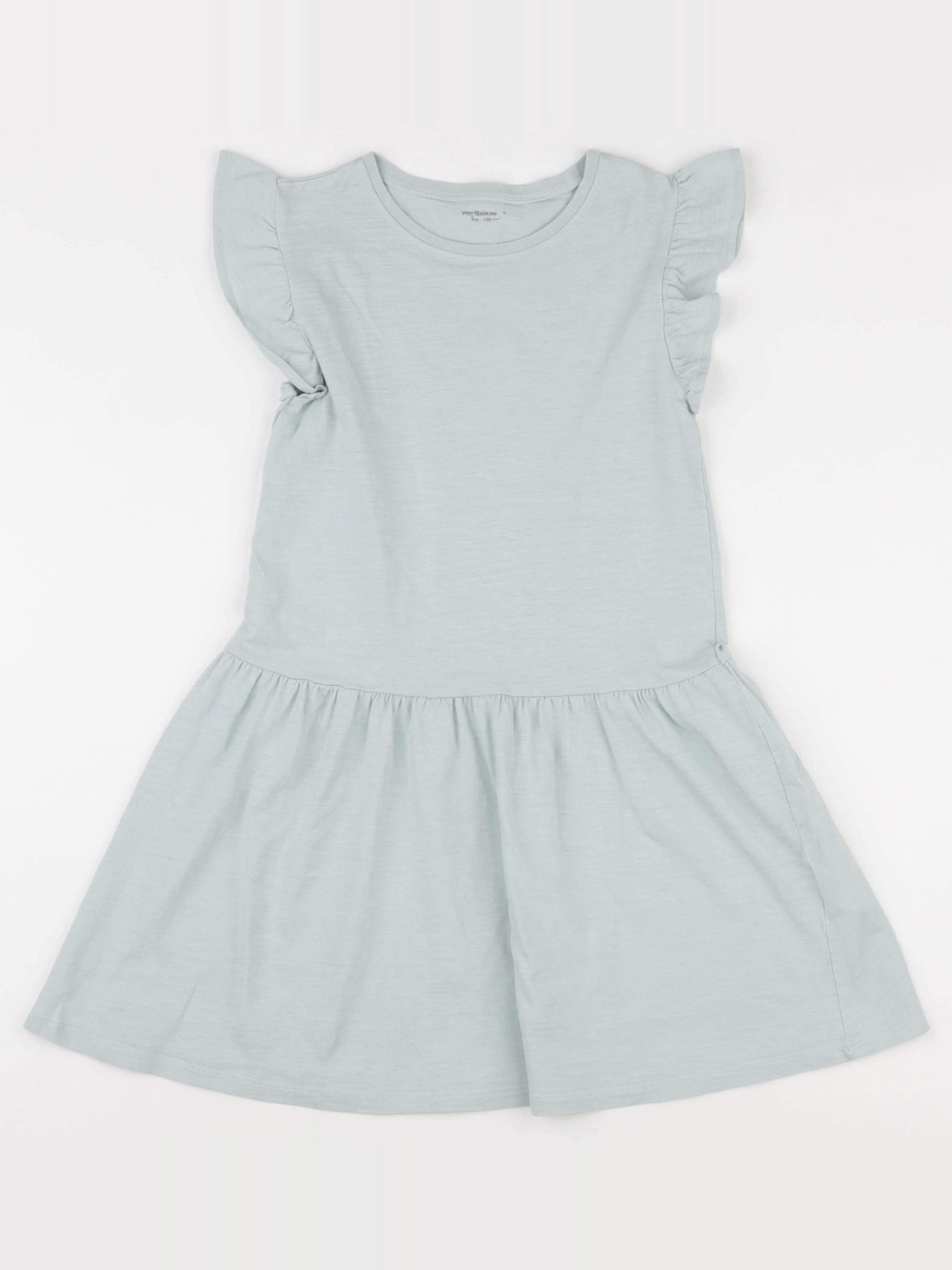 Vertbaudet - robe vert - 8 ans