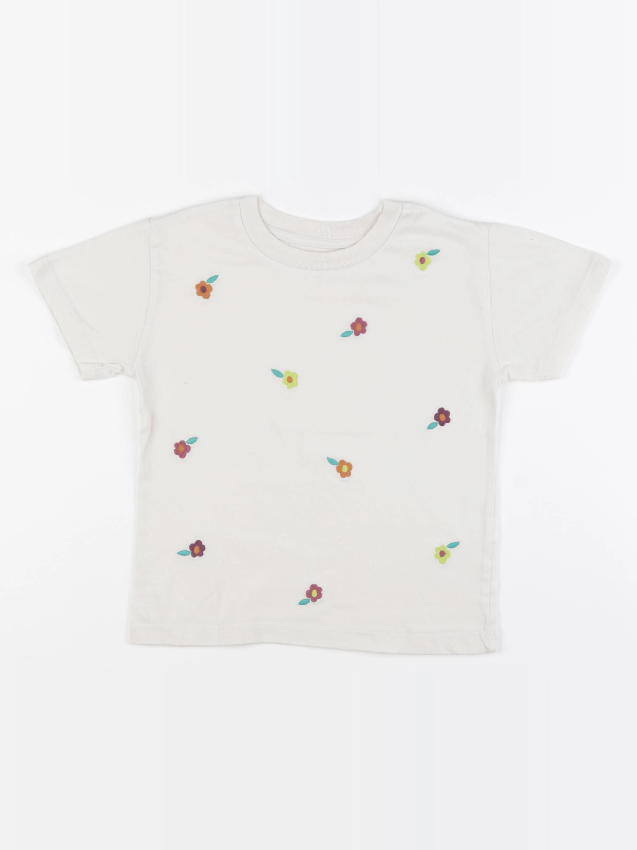 Monoprix - tee-shirt beige - 6 ans