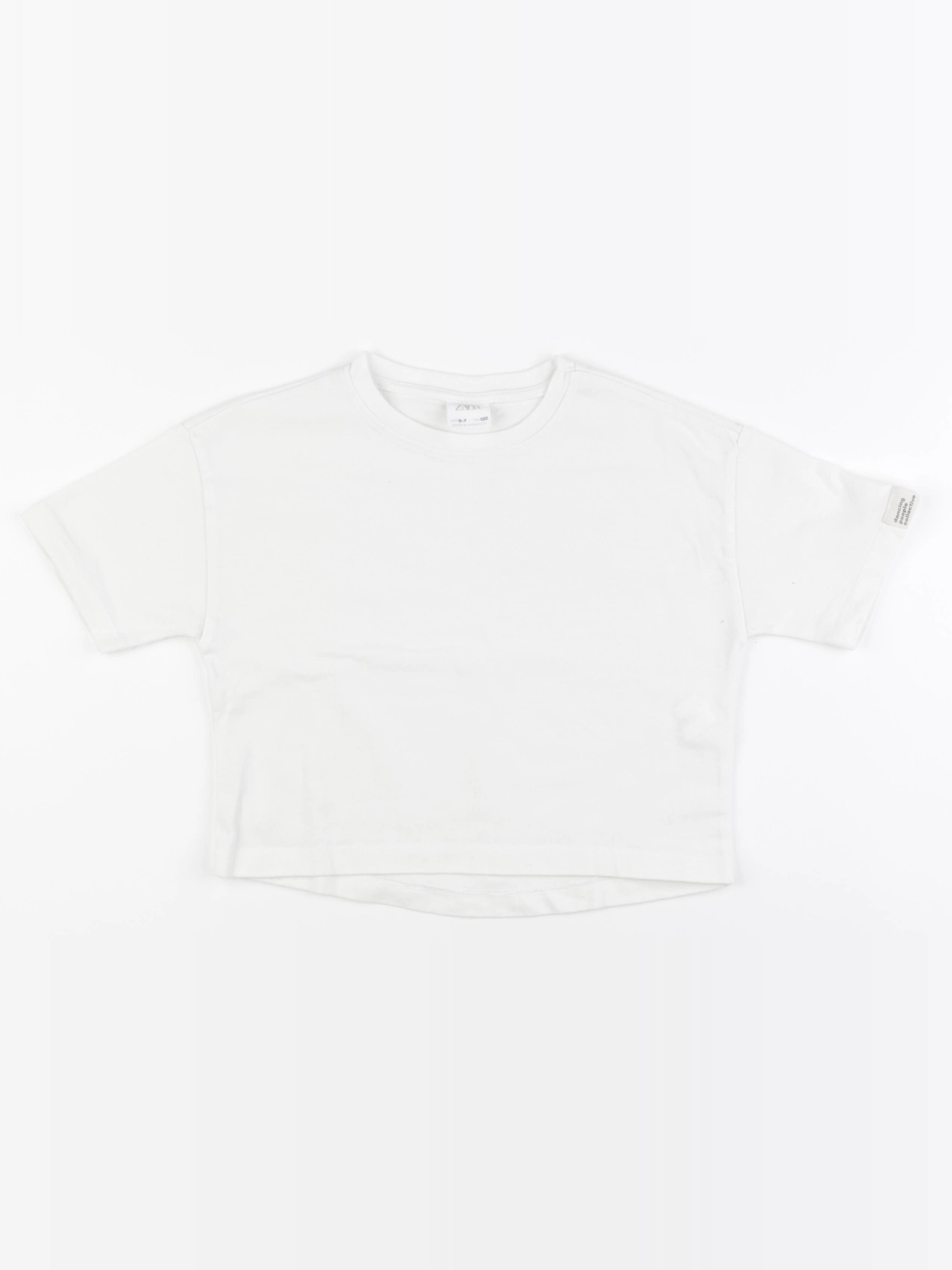 Zara - tee-shirt beige - 6/7 ans