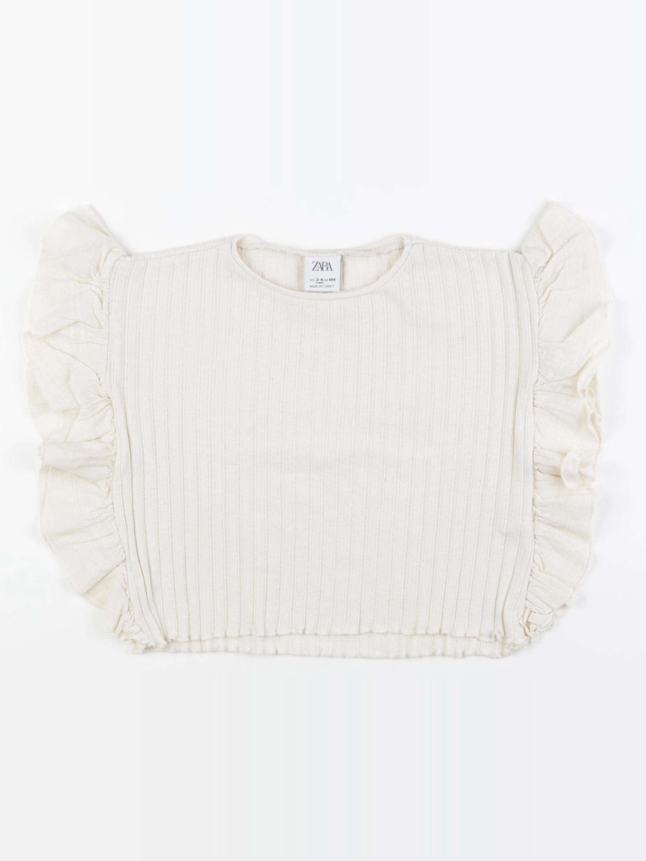 Zara - tee-shirt beige - 3/4 ans