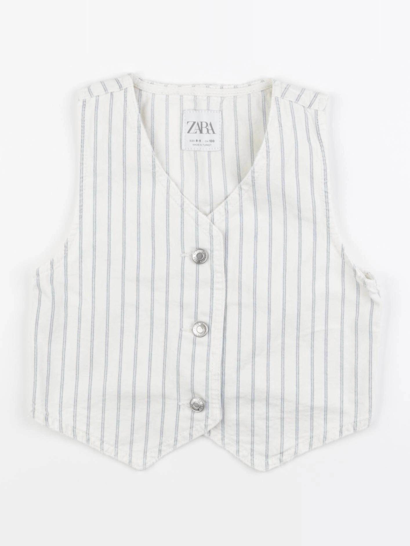 Zara - gilet bleu - 8/9 ans