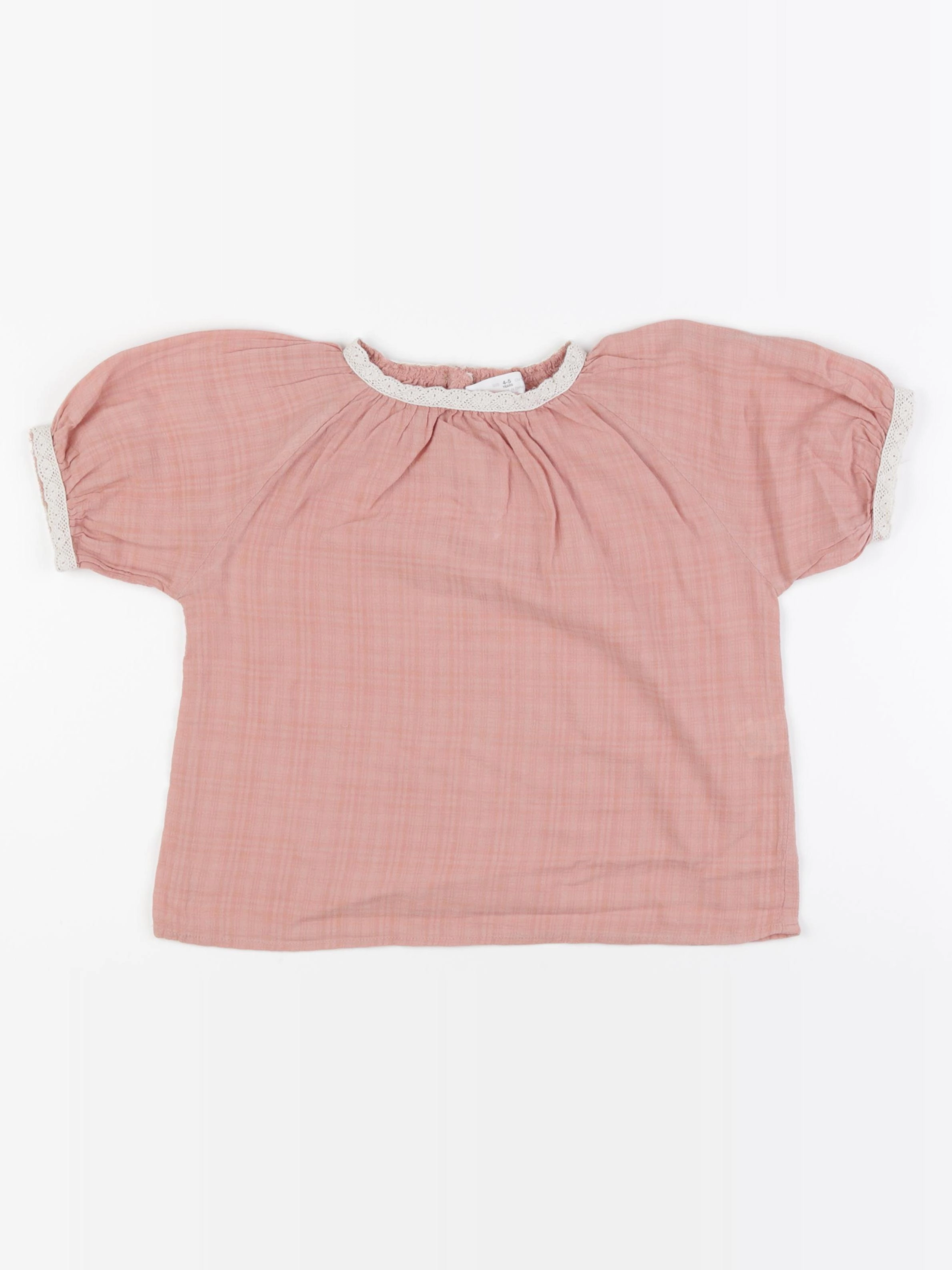 Zara - blouse rose - 4/5 ans