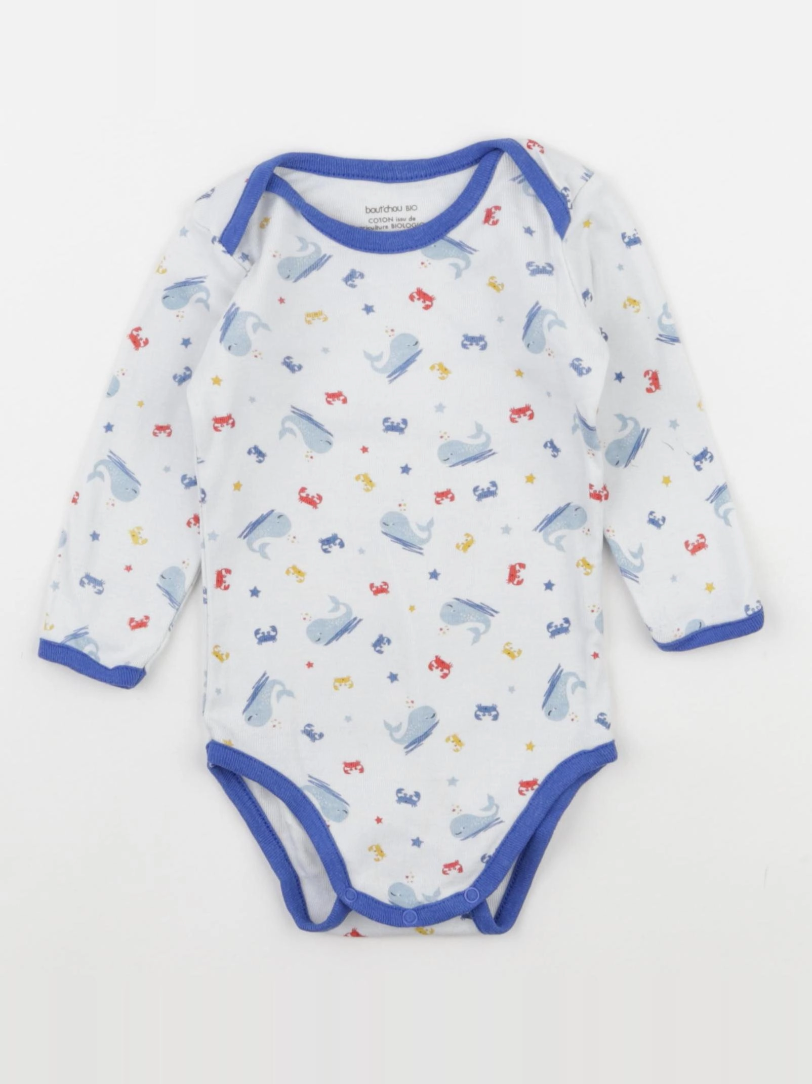 Boutchou - body blanc - 12 mois