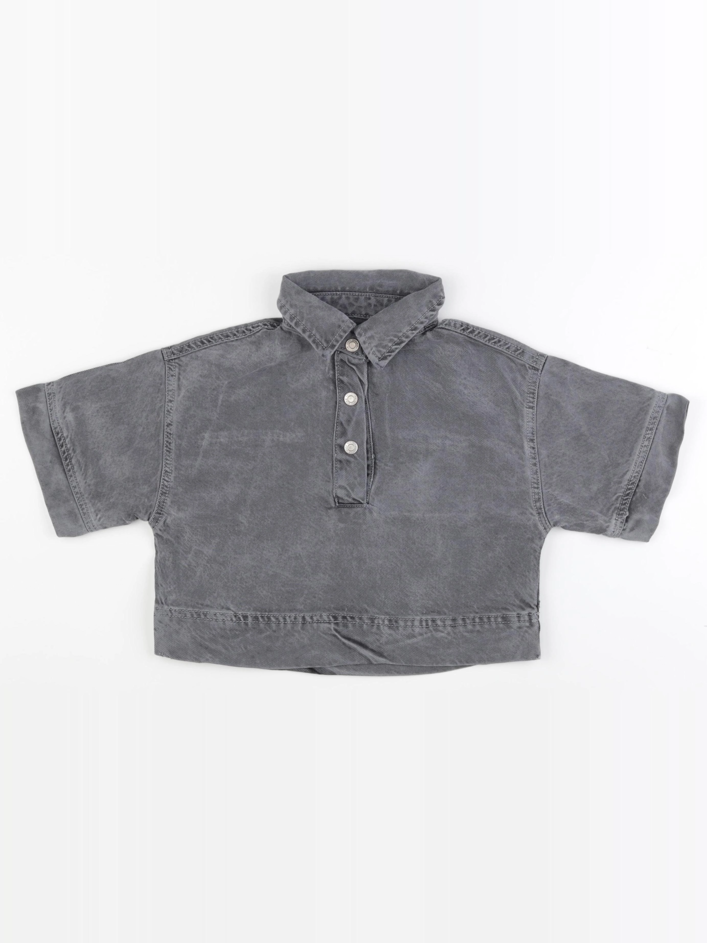 Zara - chemise gris - 8/9 ans