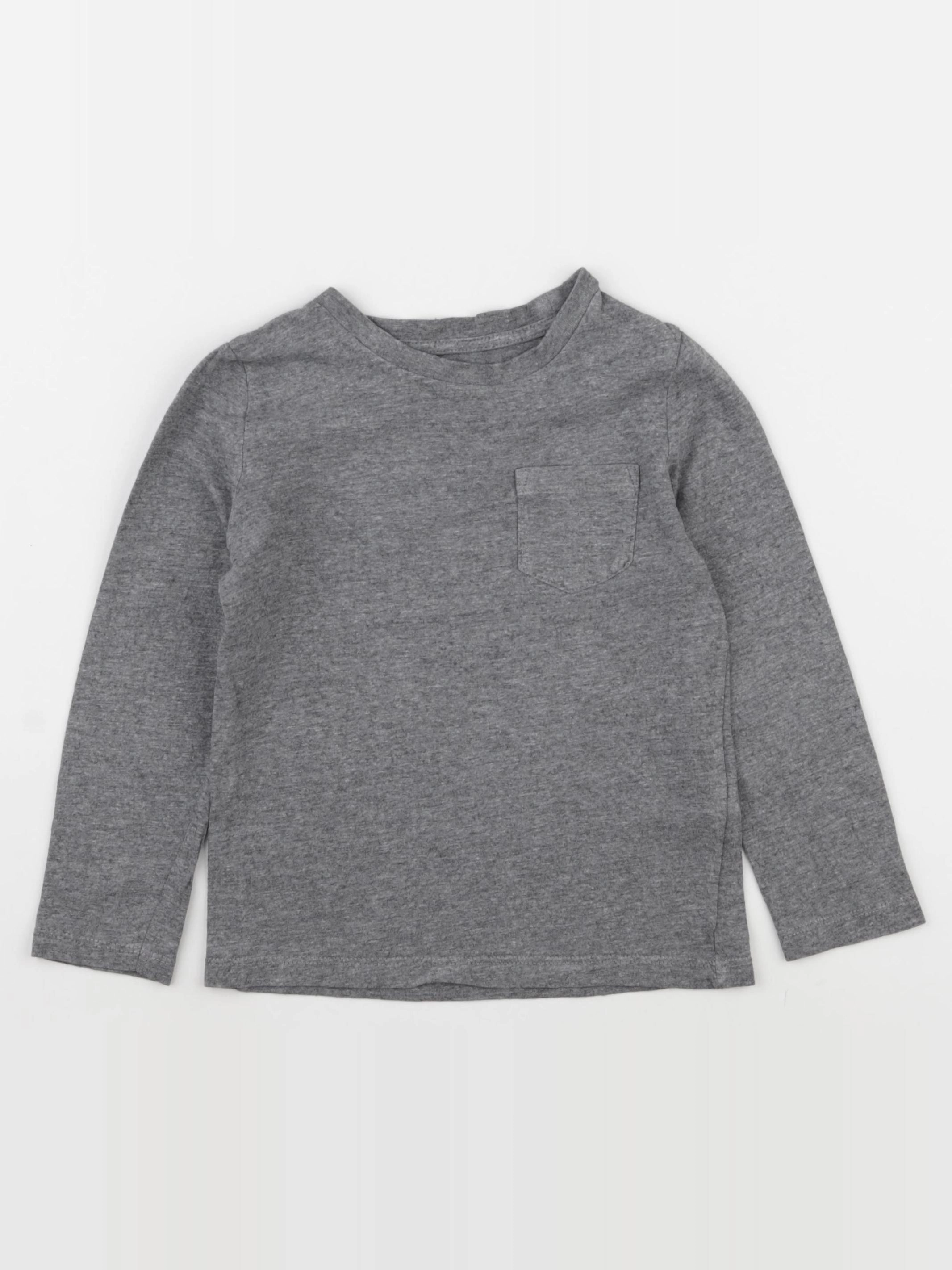 La Redoute - tee-shirt gris - 4 ans