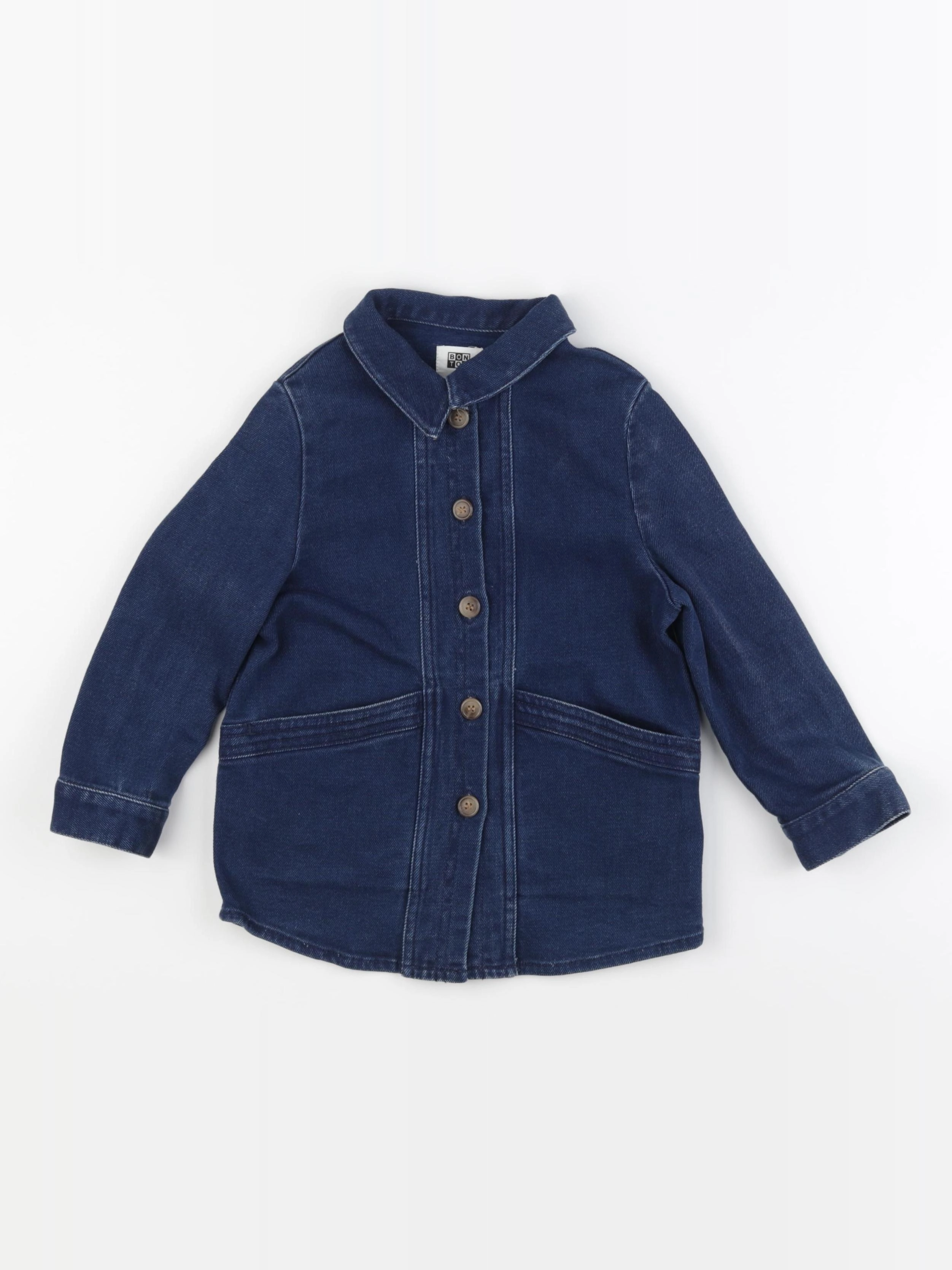 Bonton + Sézane - veste bleu - 4 ans