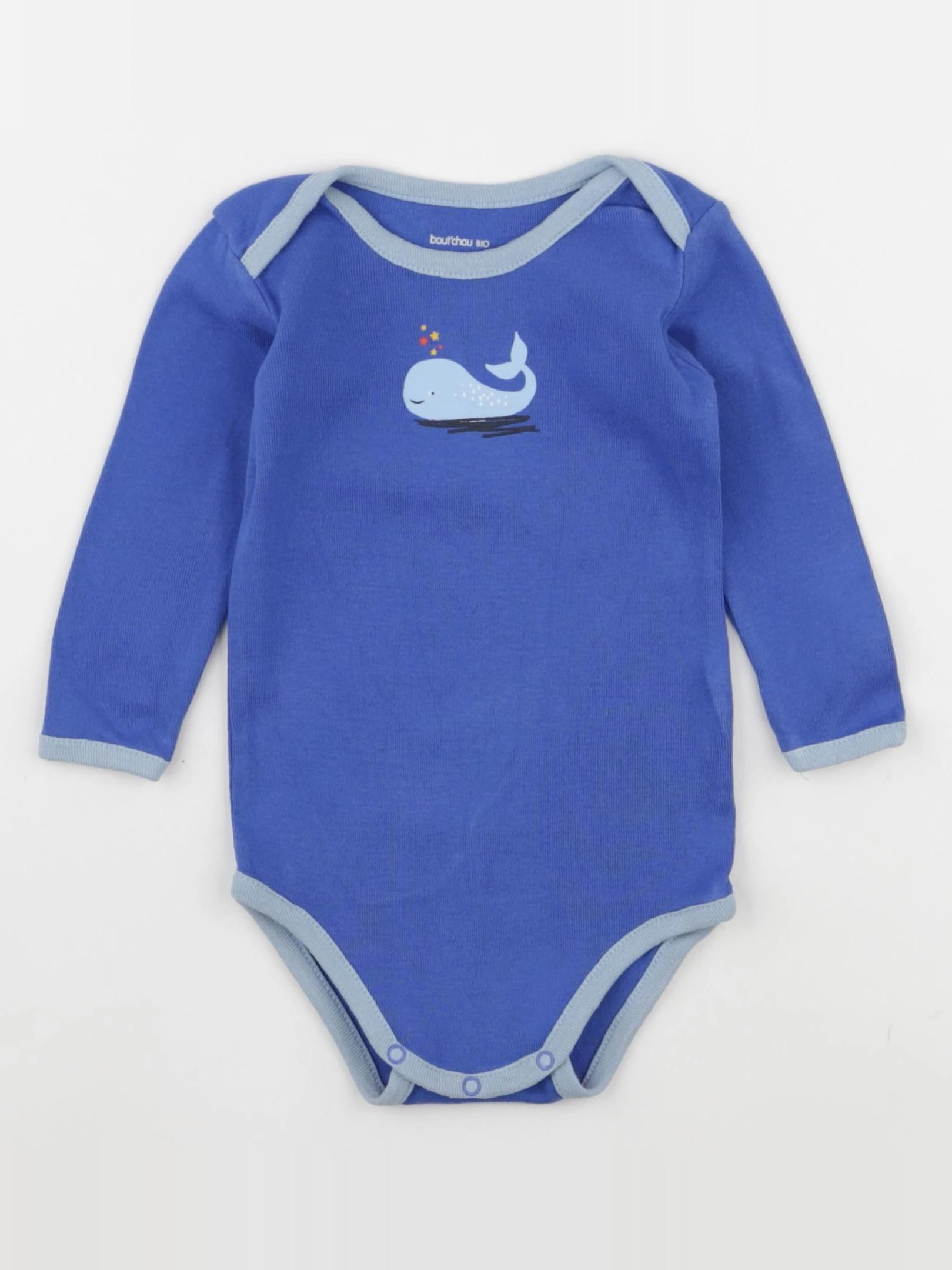 Boutchou - body bleu - 12 mois