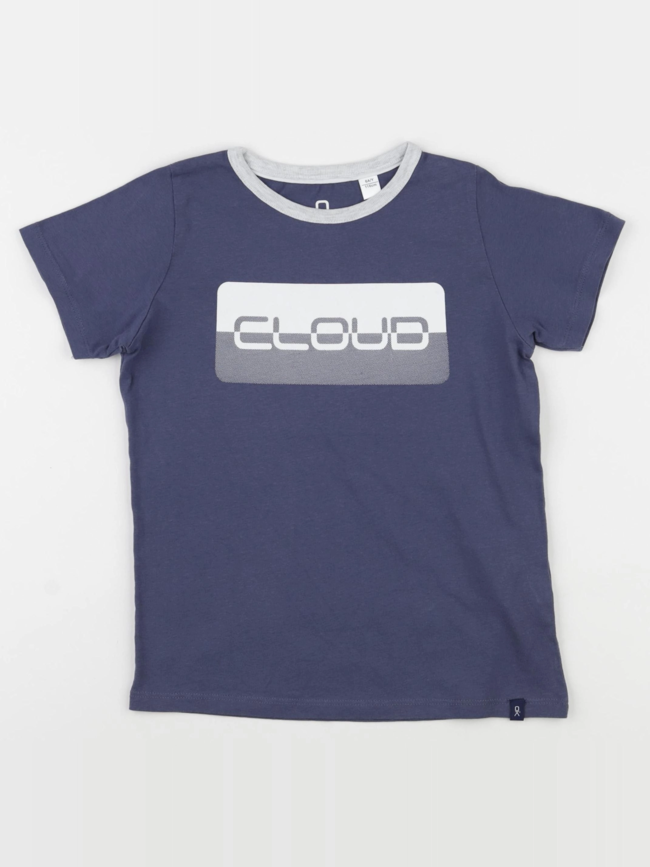 Okaidi - tee-shirt bleu - 6 ans