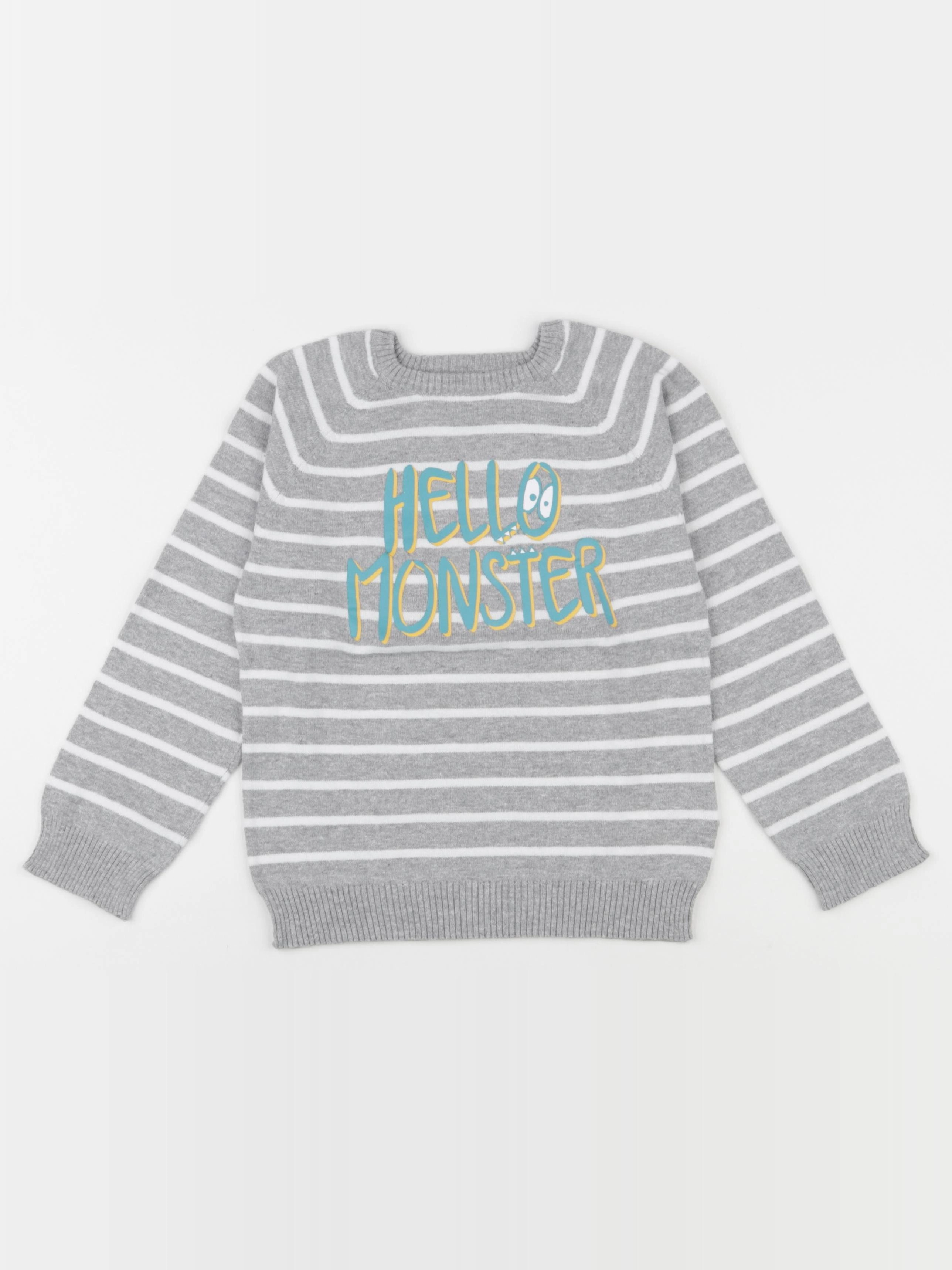 Vertbaudet - pull gris - 6 ans