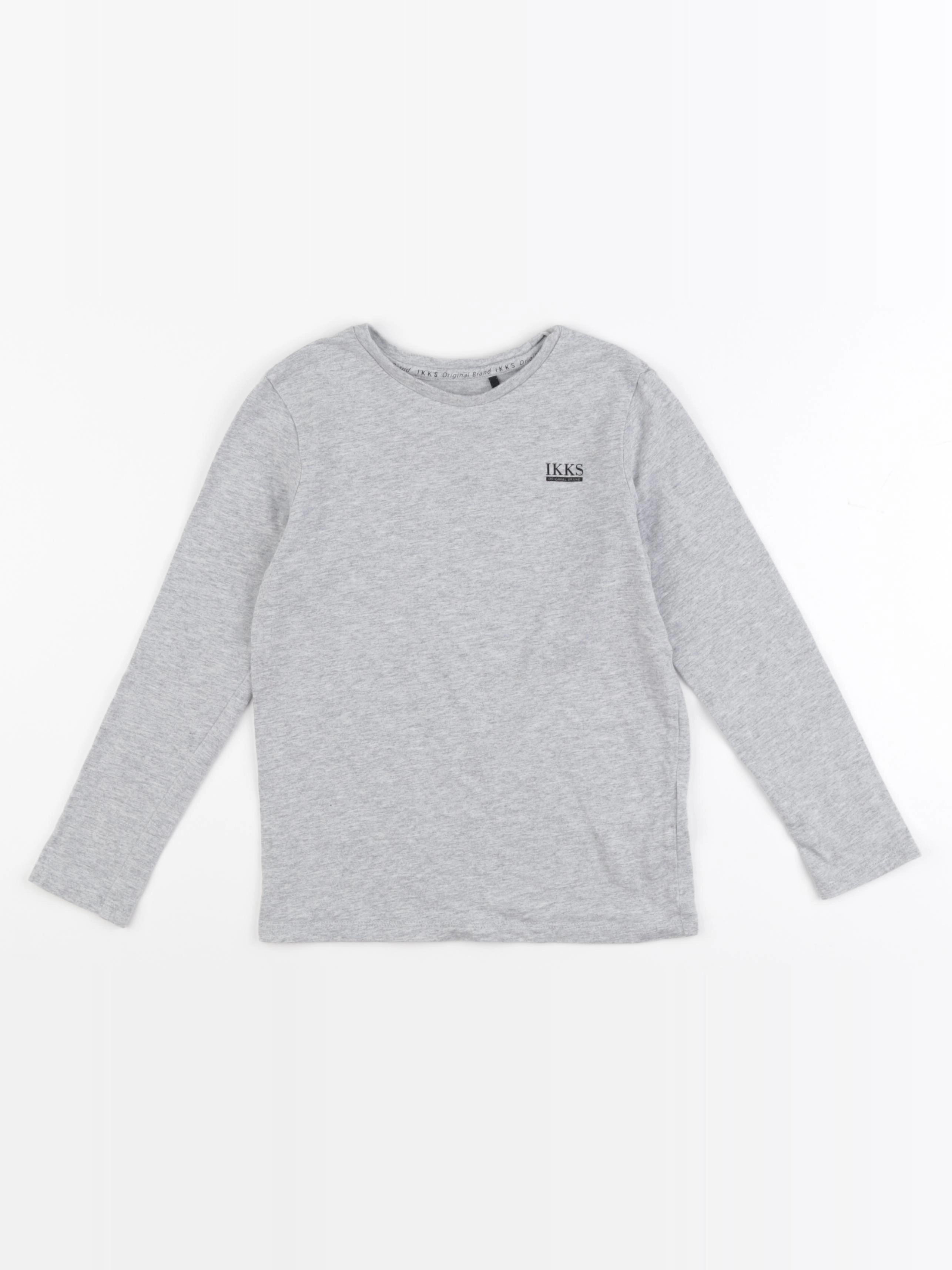 IKKS - tee-shirt gris - 8 ans