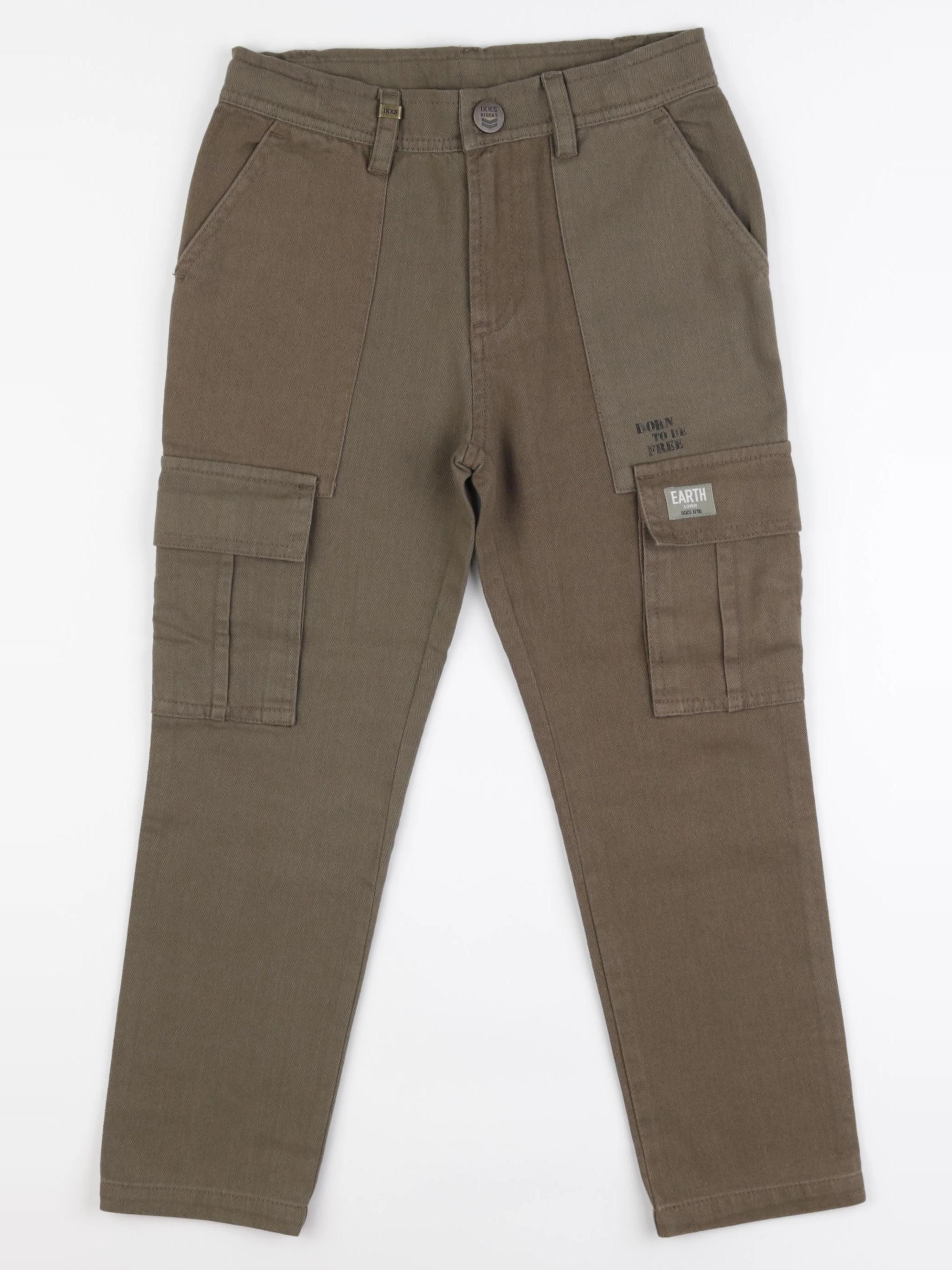 IKKS - pantalon vert - 7 ans