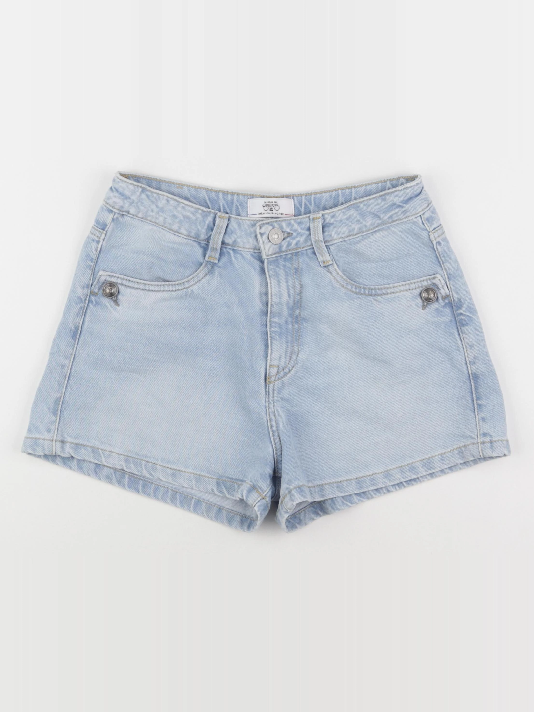 Le temps des cerises  - short bleu - 12 ans