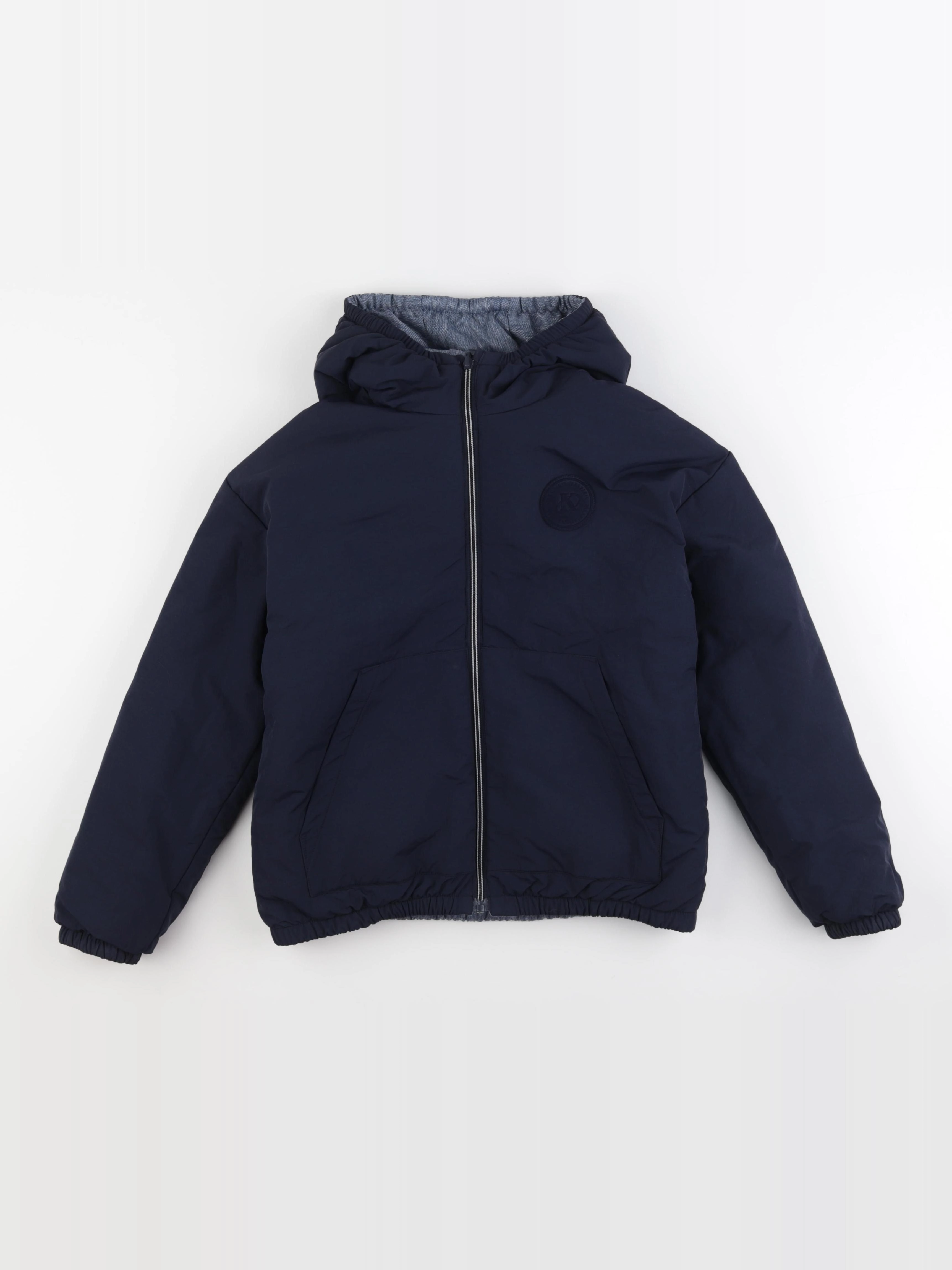 IKKS - manteau réversible bleu - 12 ans