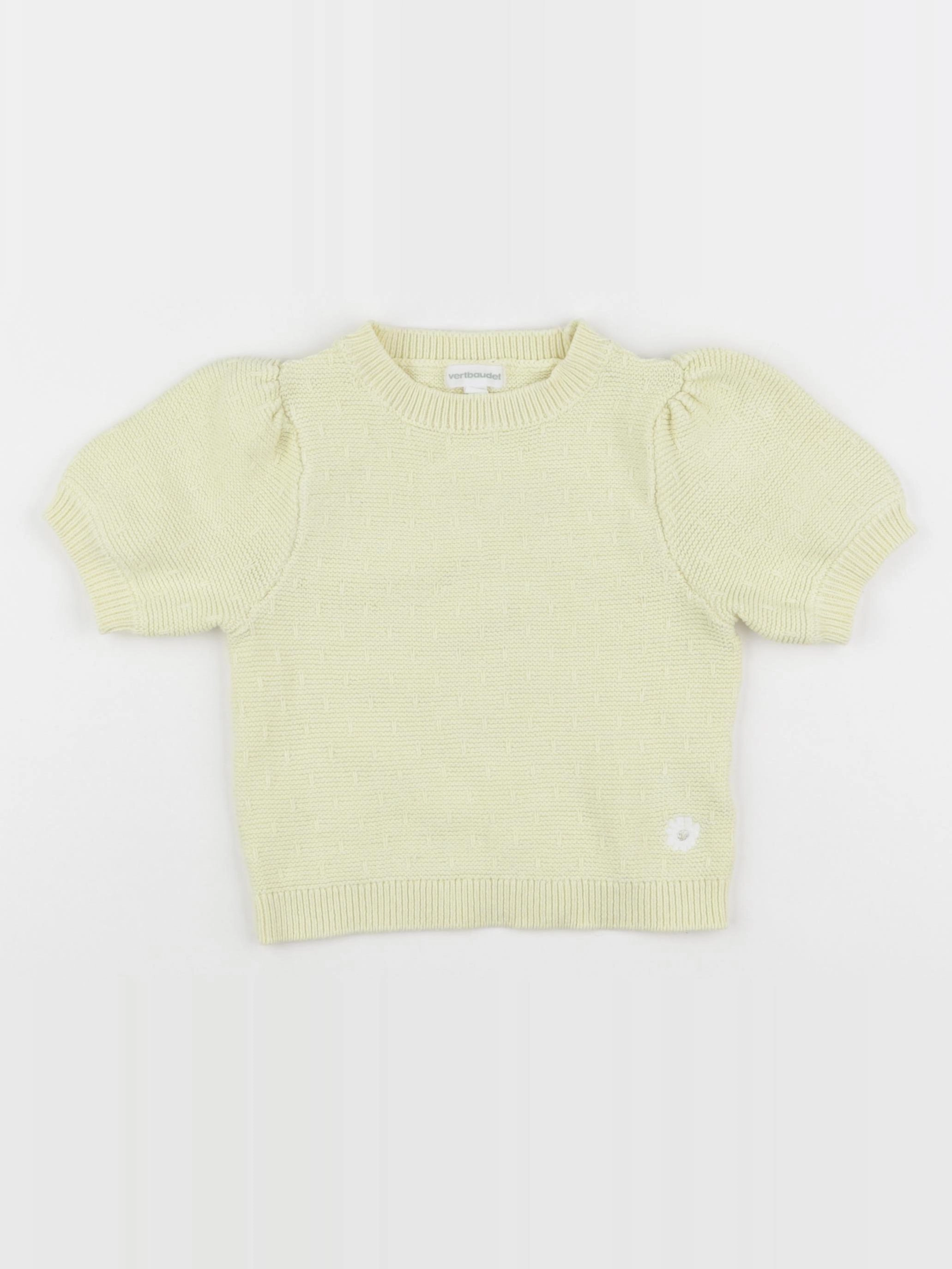 Vertbaudet - pull jaune - 3 ans