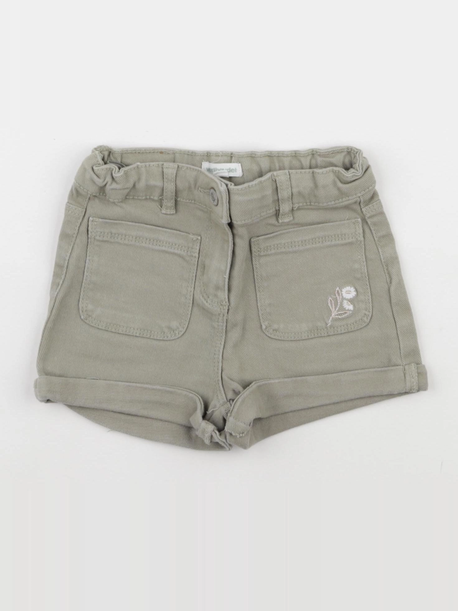 Vertbaudet - short vert - 5 ans